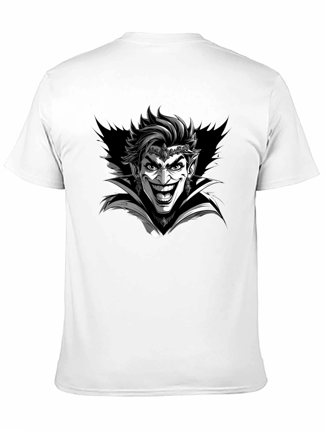 Joker Vampire Graphic Tee - Mens Black T-Shirt