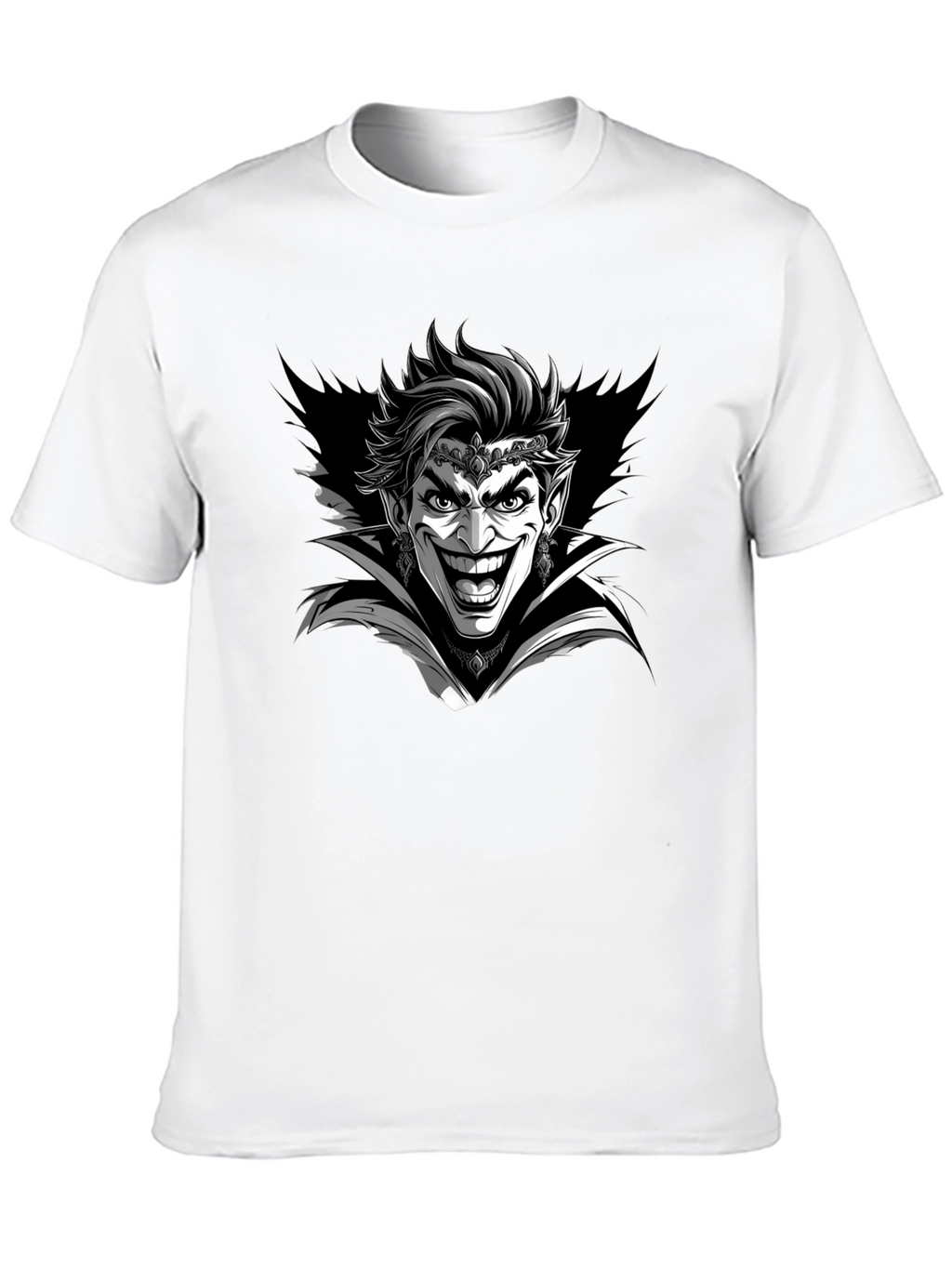 Joker Vampire Graphic Tee - Mens Black T-Shirt