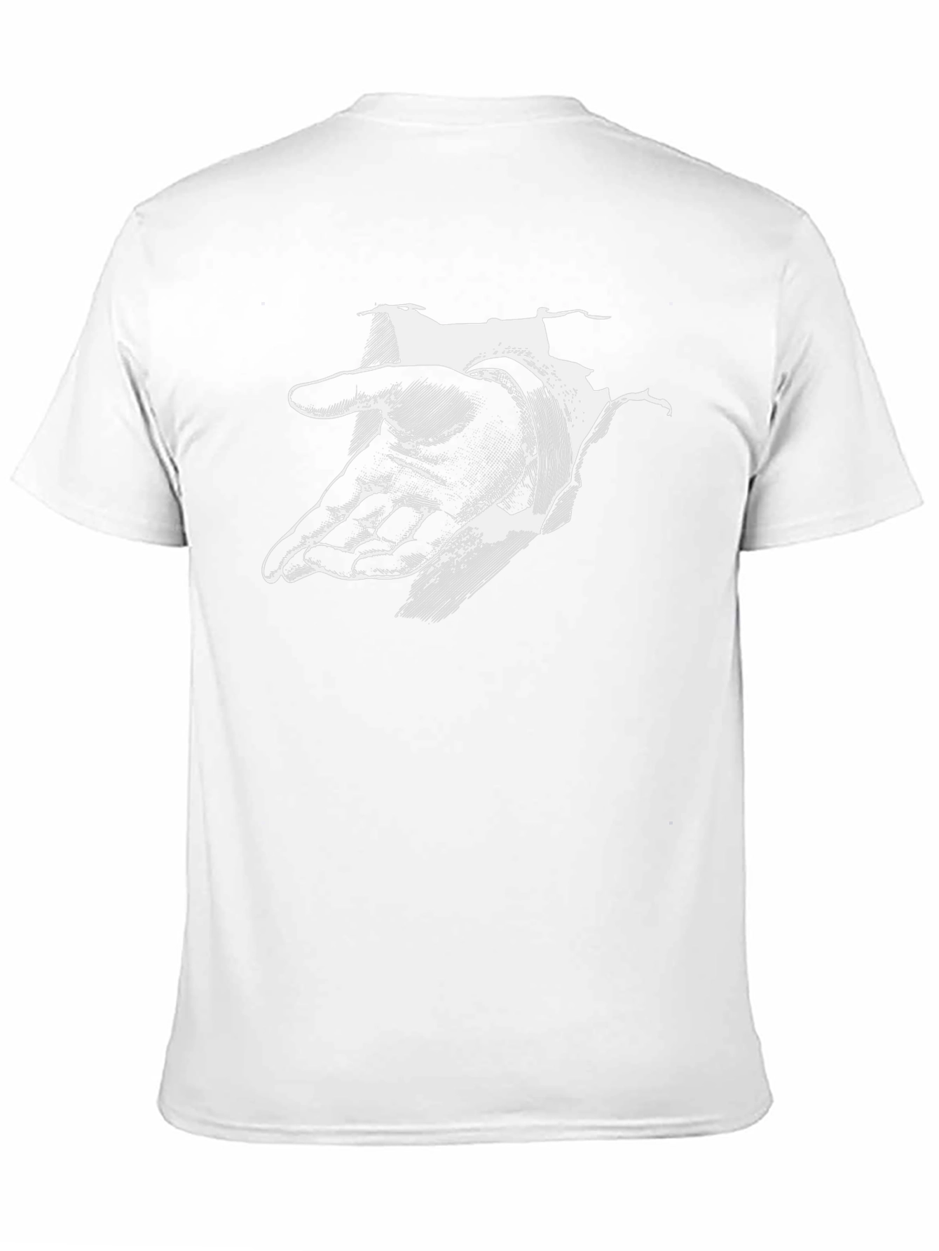 Reach Out Graphic Tee - Black Cotton Comfort
