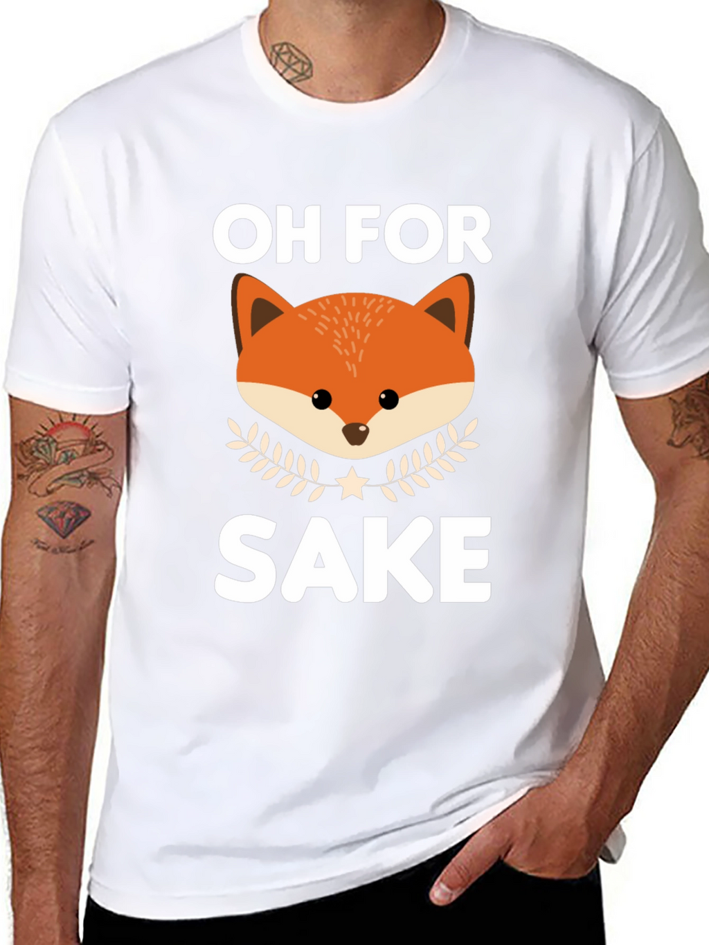 Oh For Fox Sake Funny Graphic T-Shirt