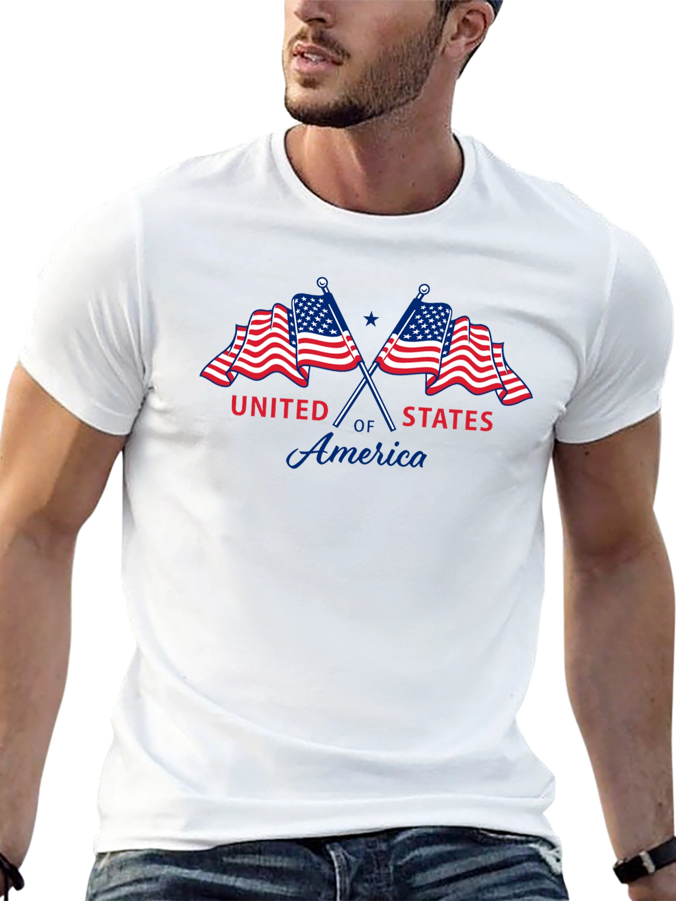 USA Flag T-Shirt - Patriotic Pride