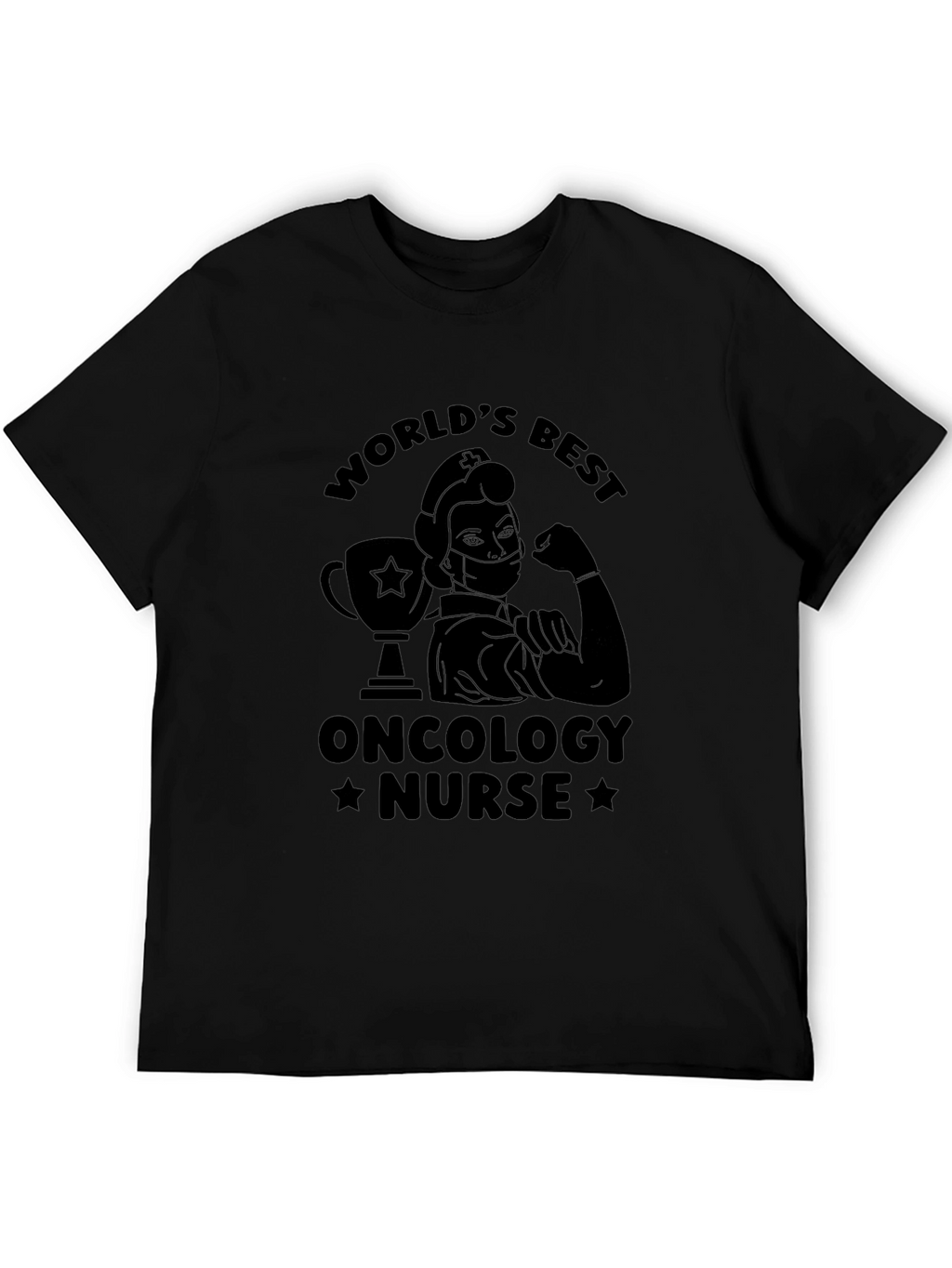Worlds Best Oncology Nurse T-Shirt - Black