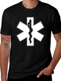 EMS Star of Life Black T-Shirt