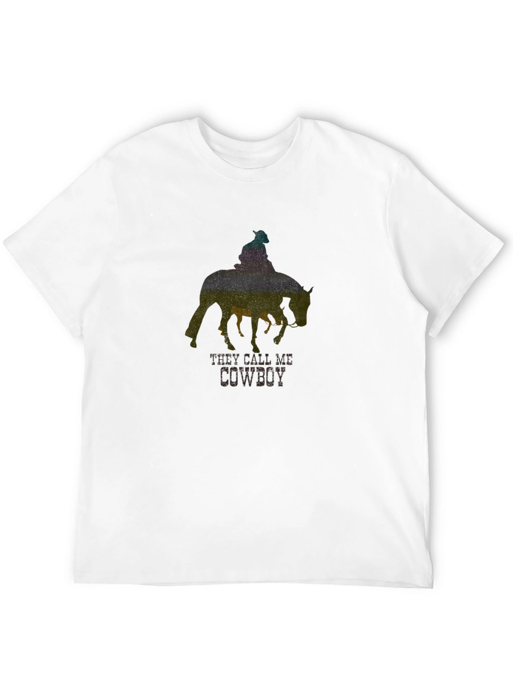 Cowboy Graphic T-Shirt - They Call Me Cowboy Tee