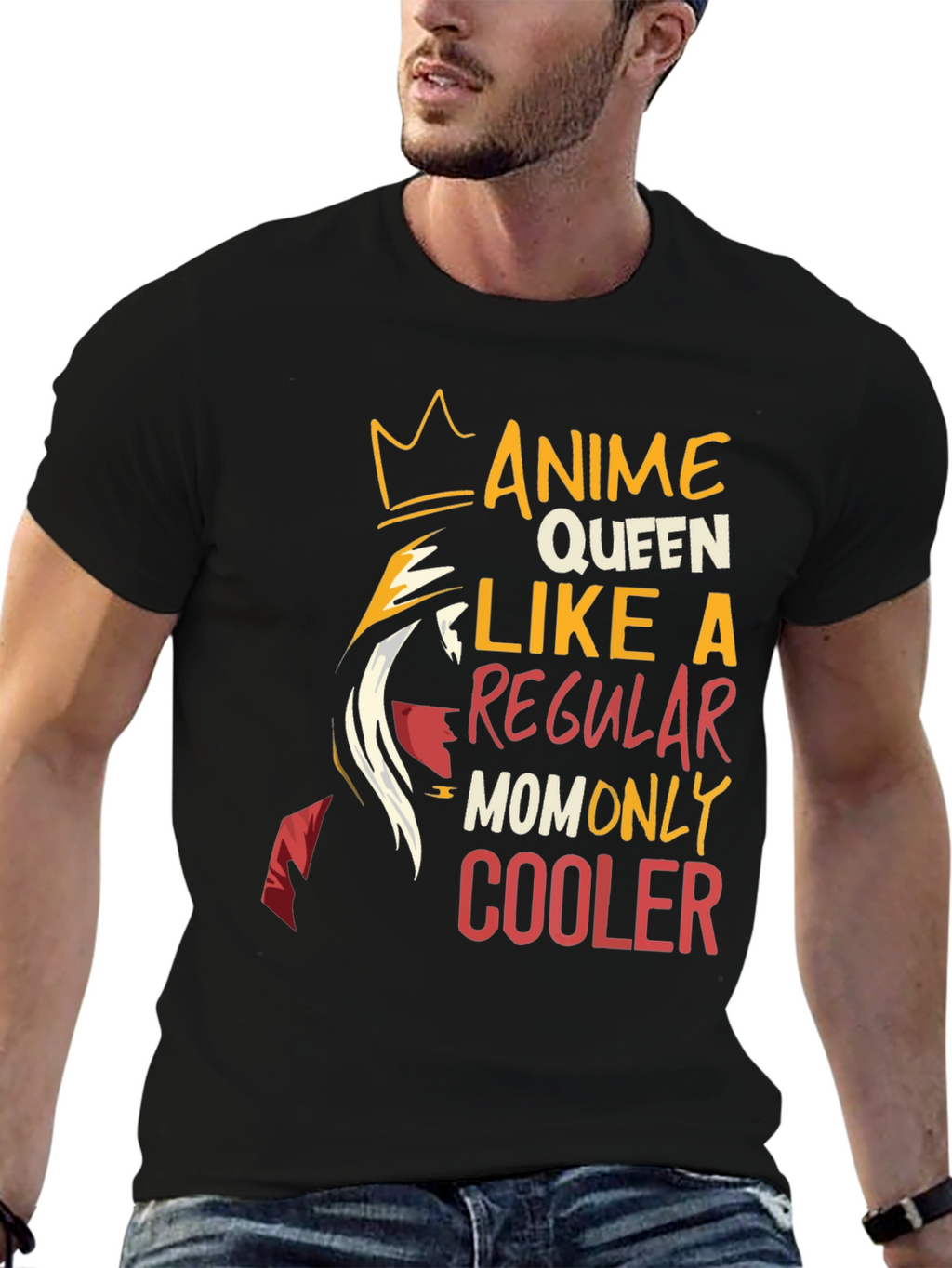 Anime Queen Mom T-Shirt - Cool Graphic Tee