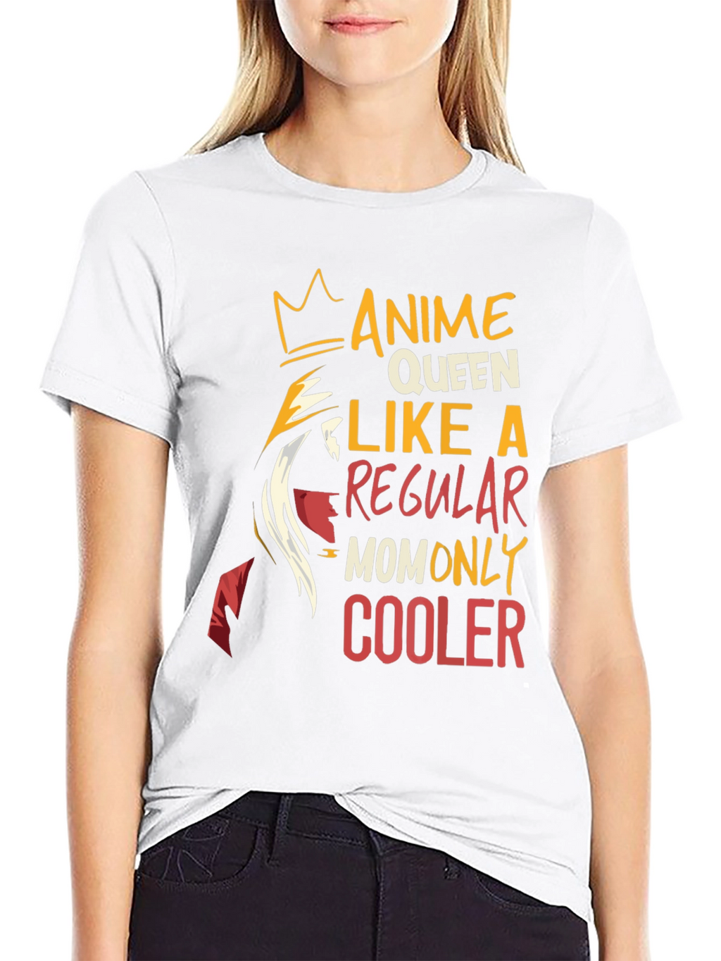 Anime Queen Mom T-Shirt - Cool Graphic Tee