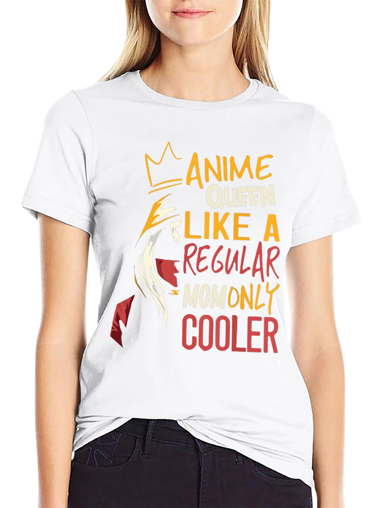 Anime Queen Mom T-Shirt - Cool Graphic Tee