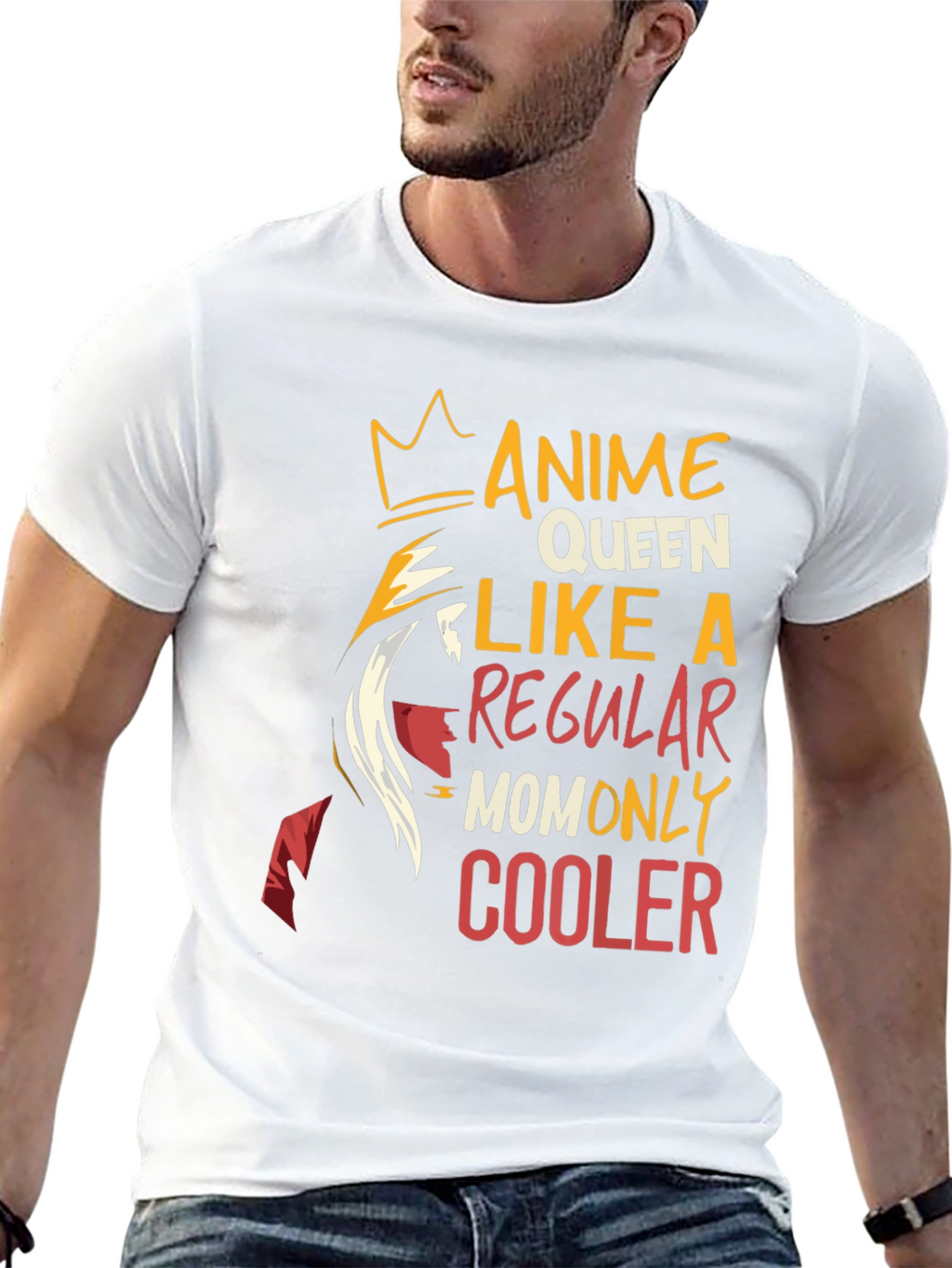 Anime Queen Mom T-Shirt - Cool Graphic Tee