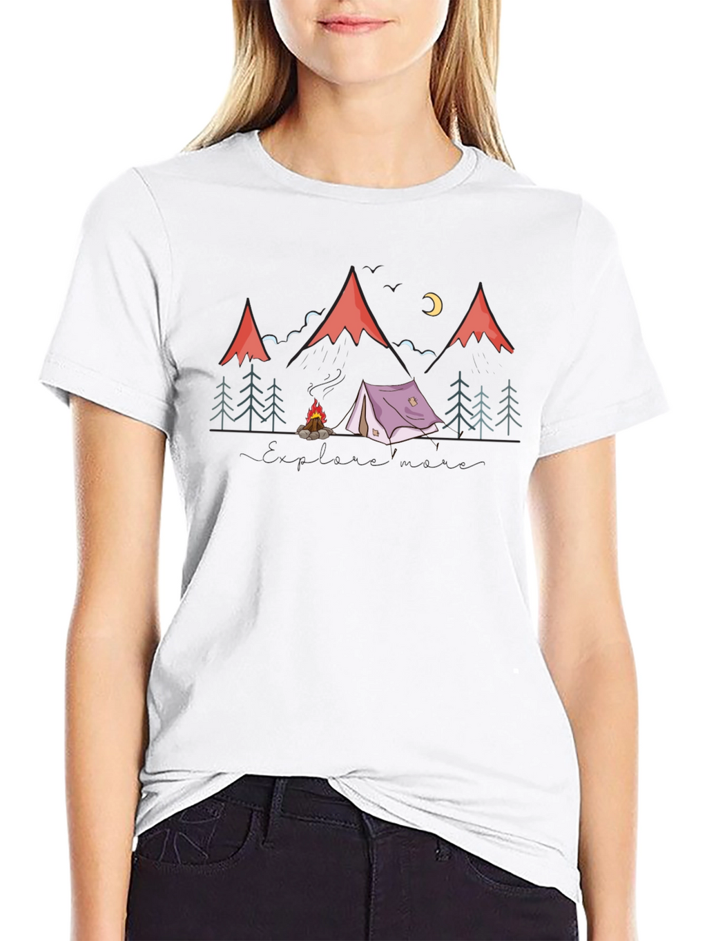 Camping Adventure Graphic Tee - Nature Lover T-Shirt