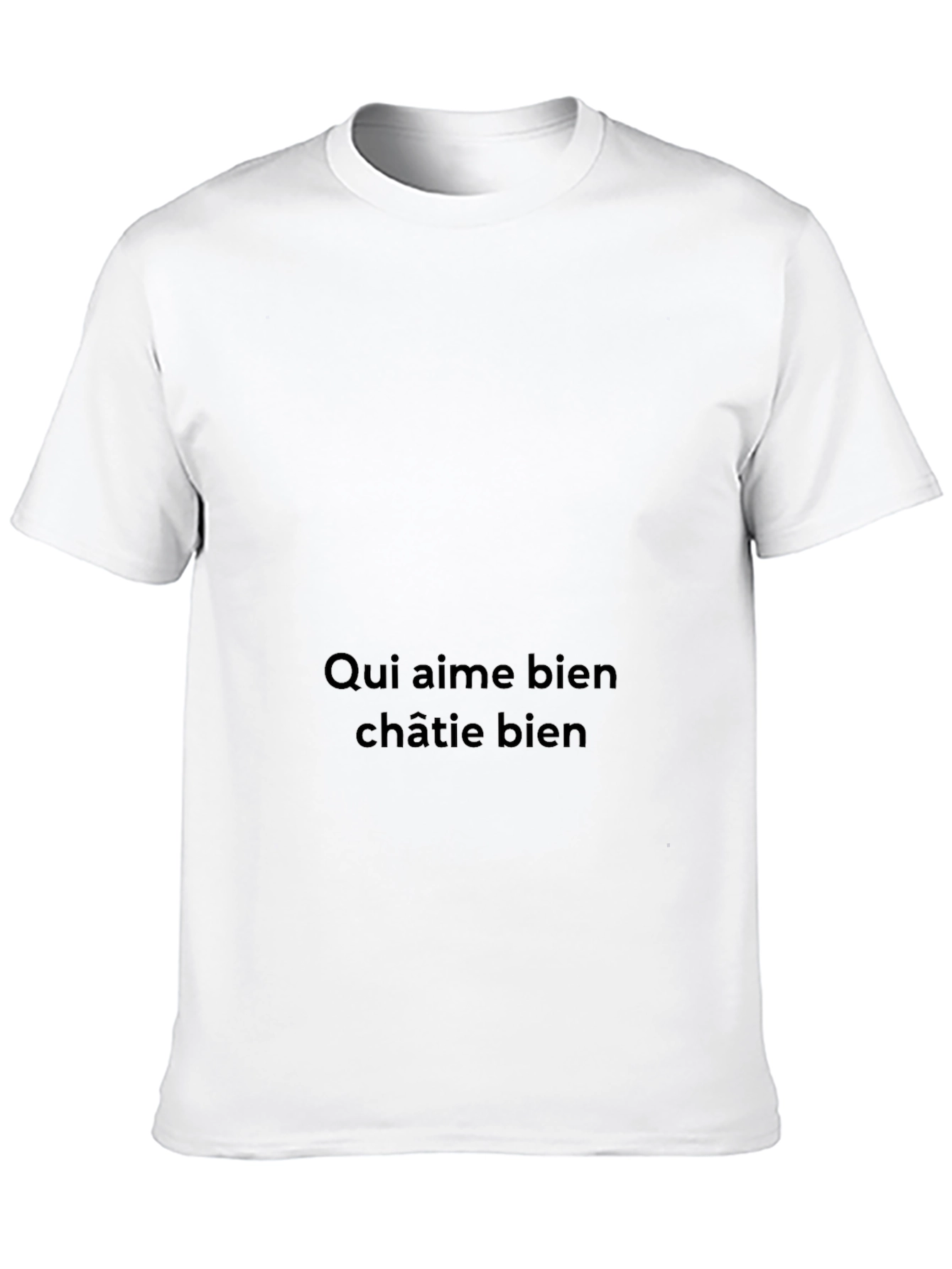 Qui Aime Bien Châtie Bien - Black T-Shirt