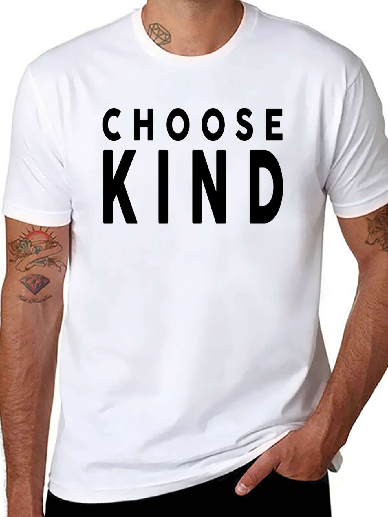 Choose Kind Black Graphic Tee