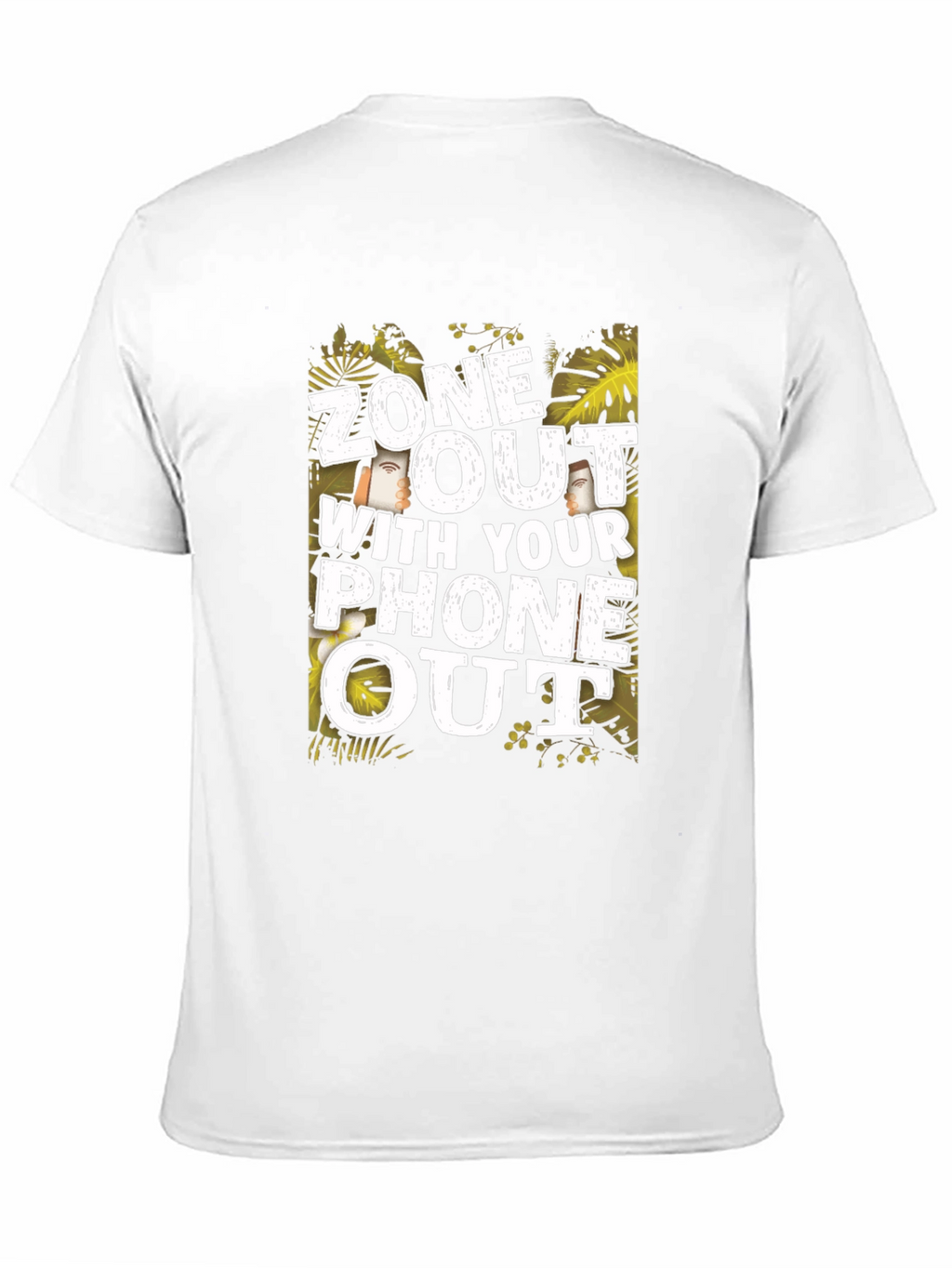 Zone Out with Your Phone Out Graphic T-Shirt