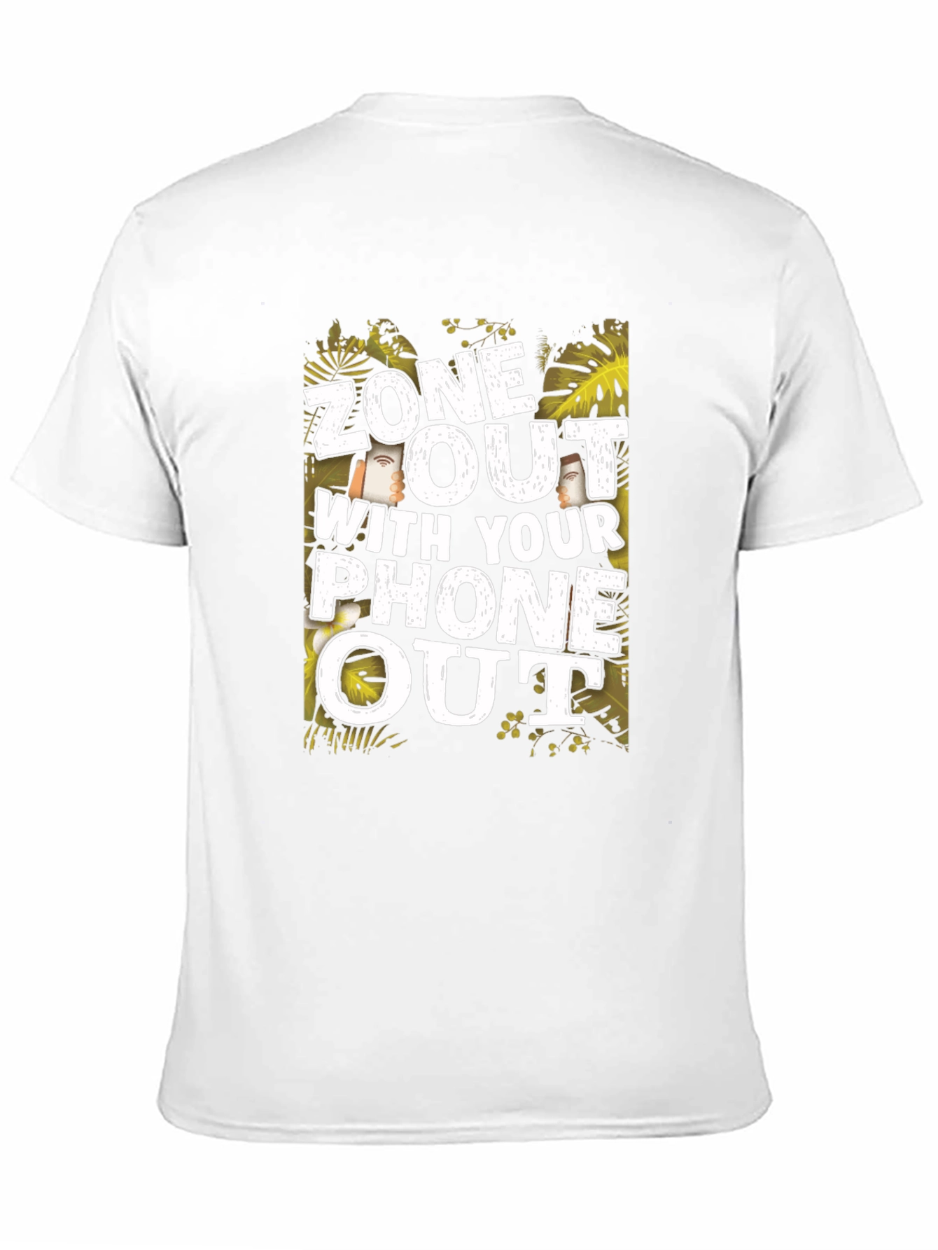 Zone Out with Your Phone Out Graphic T-Shirt