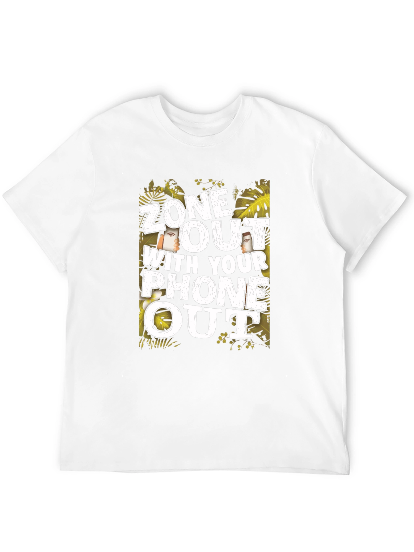 Zone Out with Your Phone Out Graphic T-Shirt