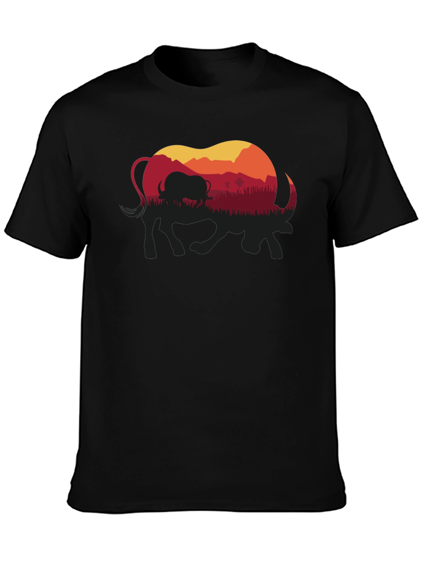Sunset Buffalo Graphic Tee