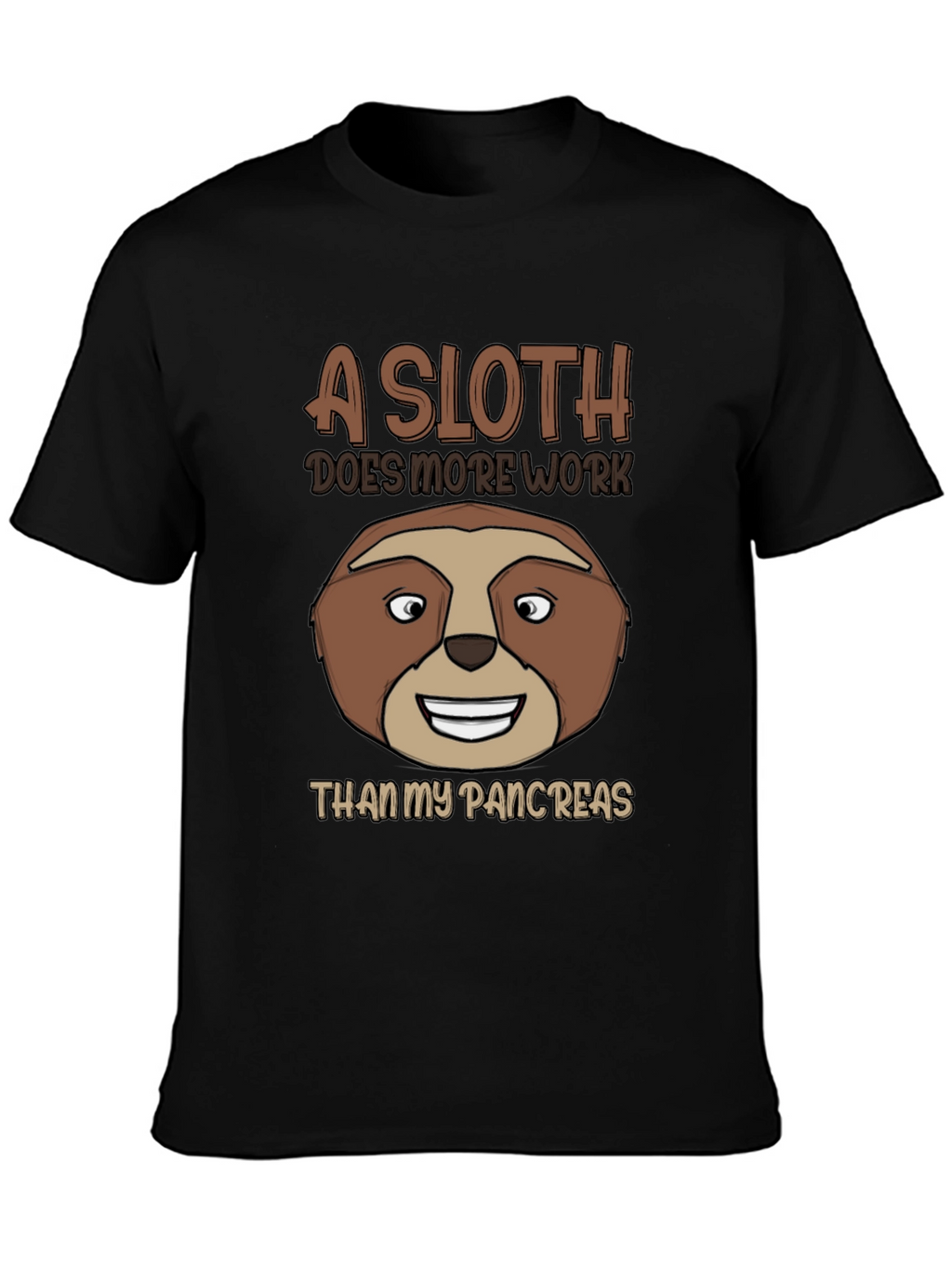 Funny Sloth Pancreas T-Shirt