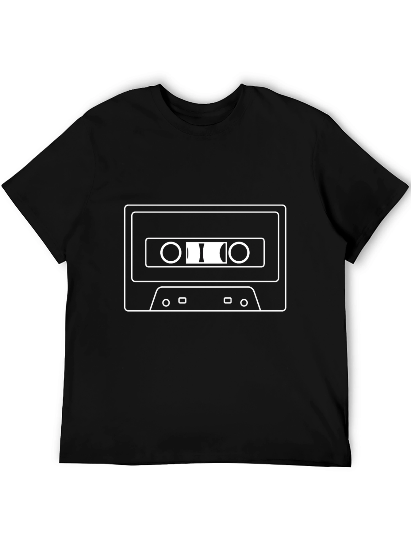 Retro Cassette Tape Graphic T-Shirt - Classic Cool