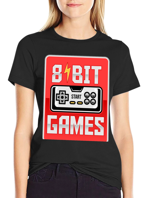 8-Bit Games Retro T-Shirt for Gamers