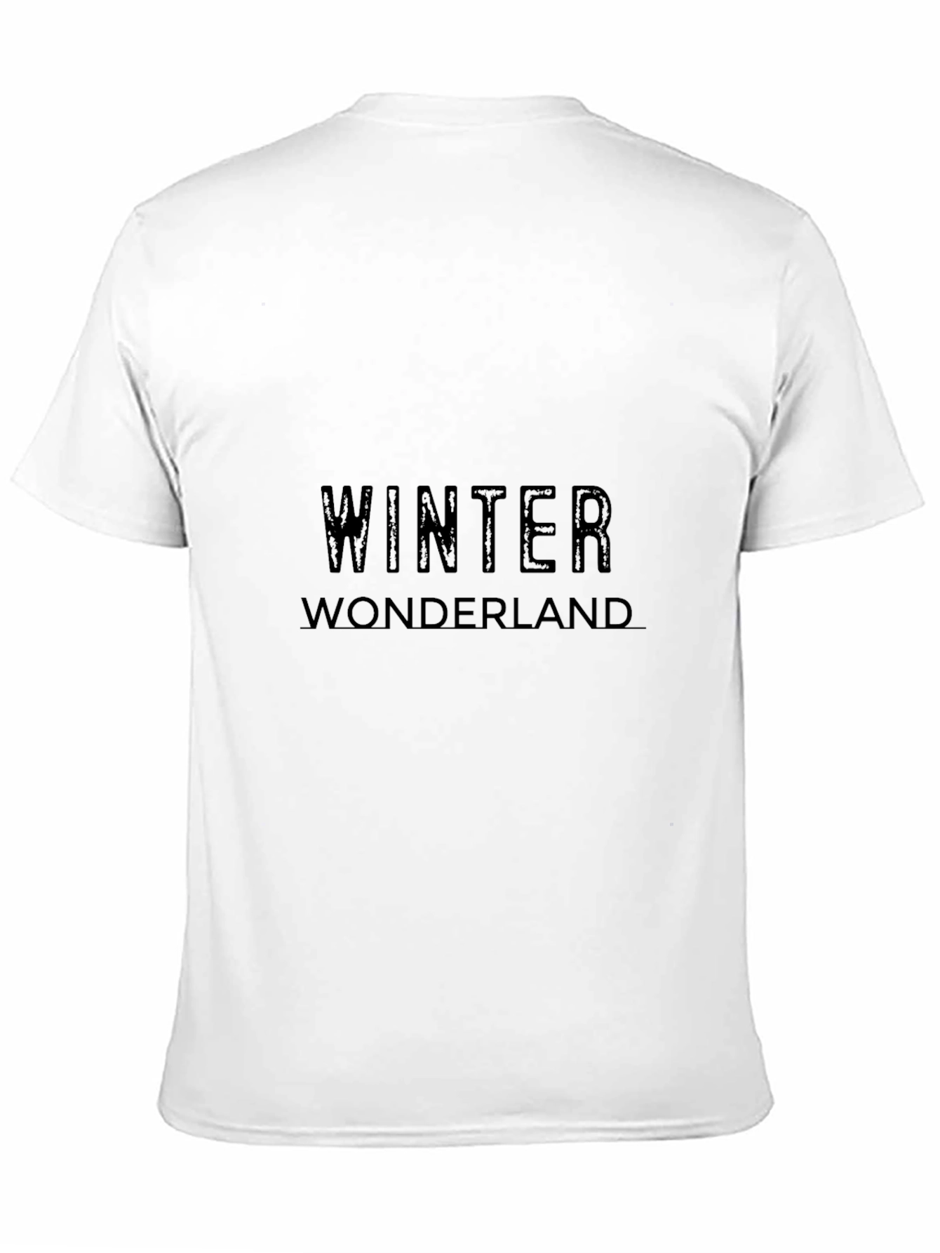 Winter Wonderland Black T-Shirt