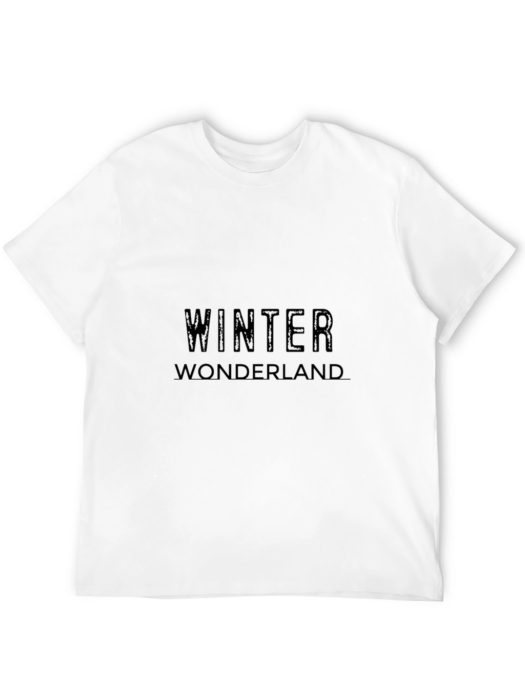 Winter Wonderland Black T-Shirt