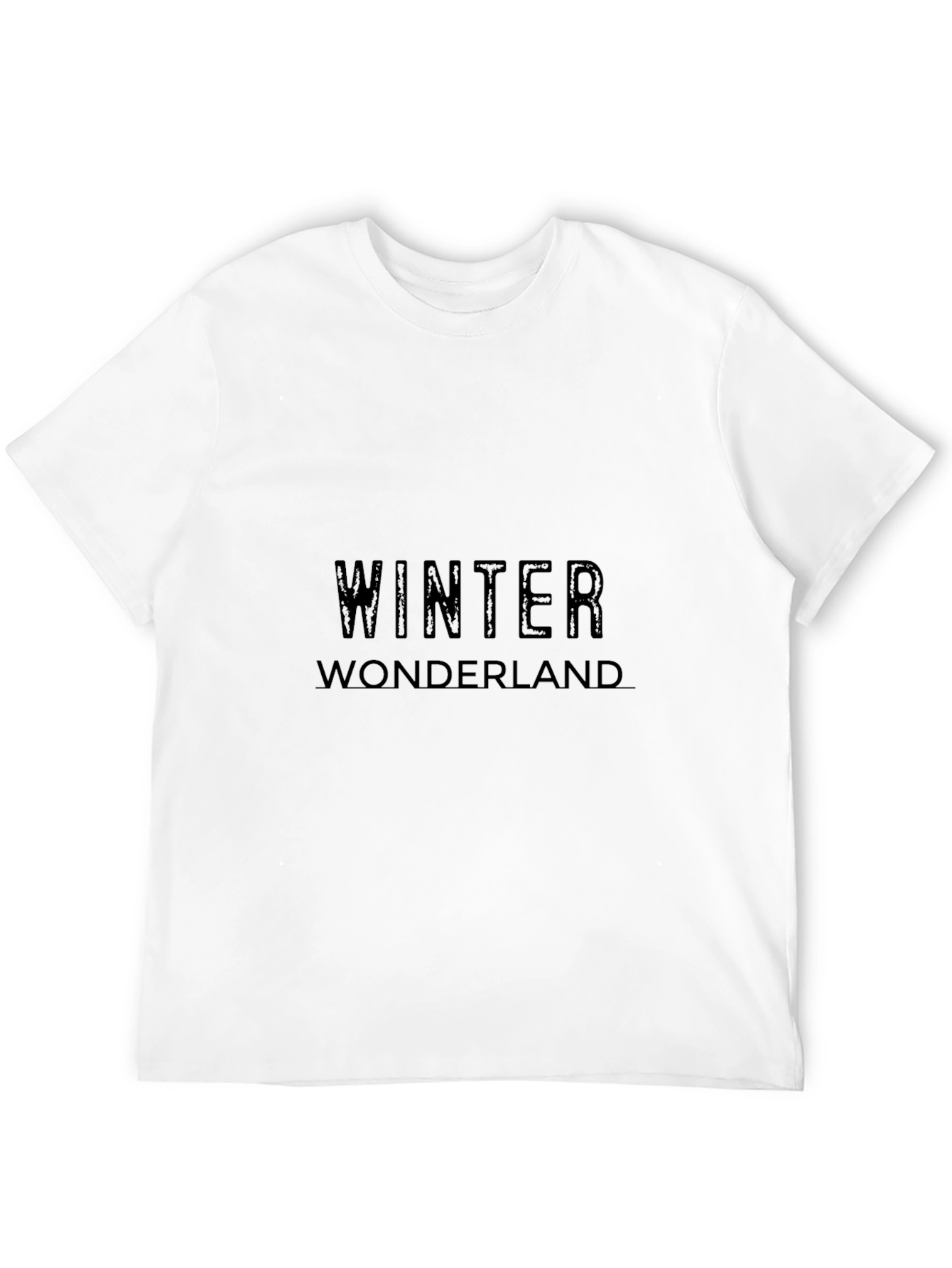 Winter Wonderland Black T-Shirt