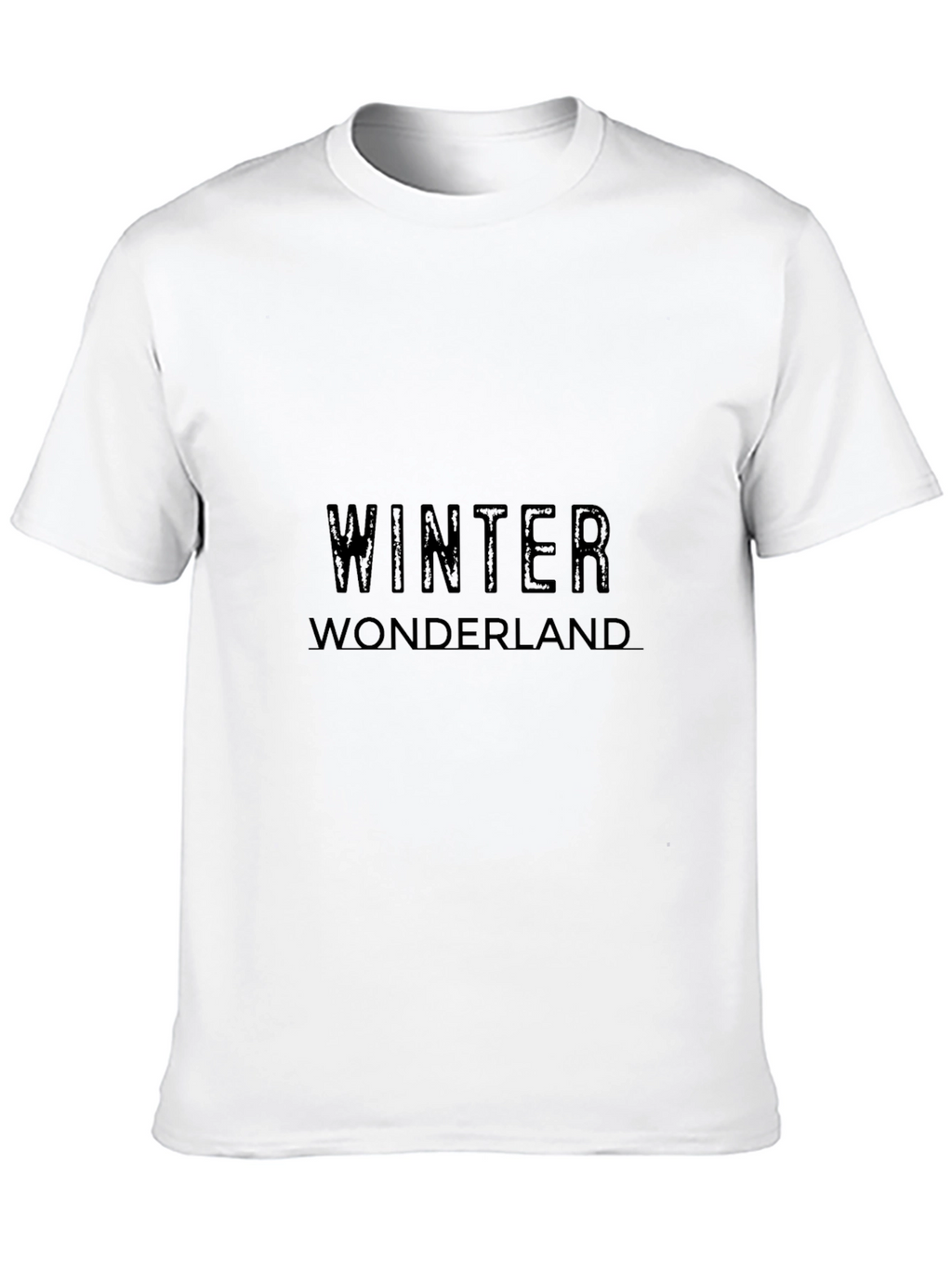 Winter Wonderland Black T-Shirt