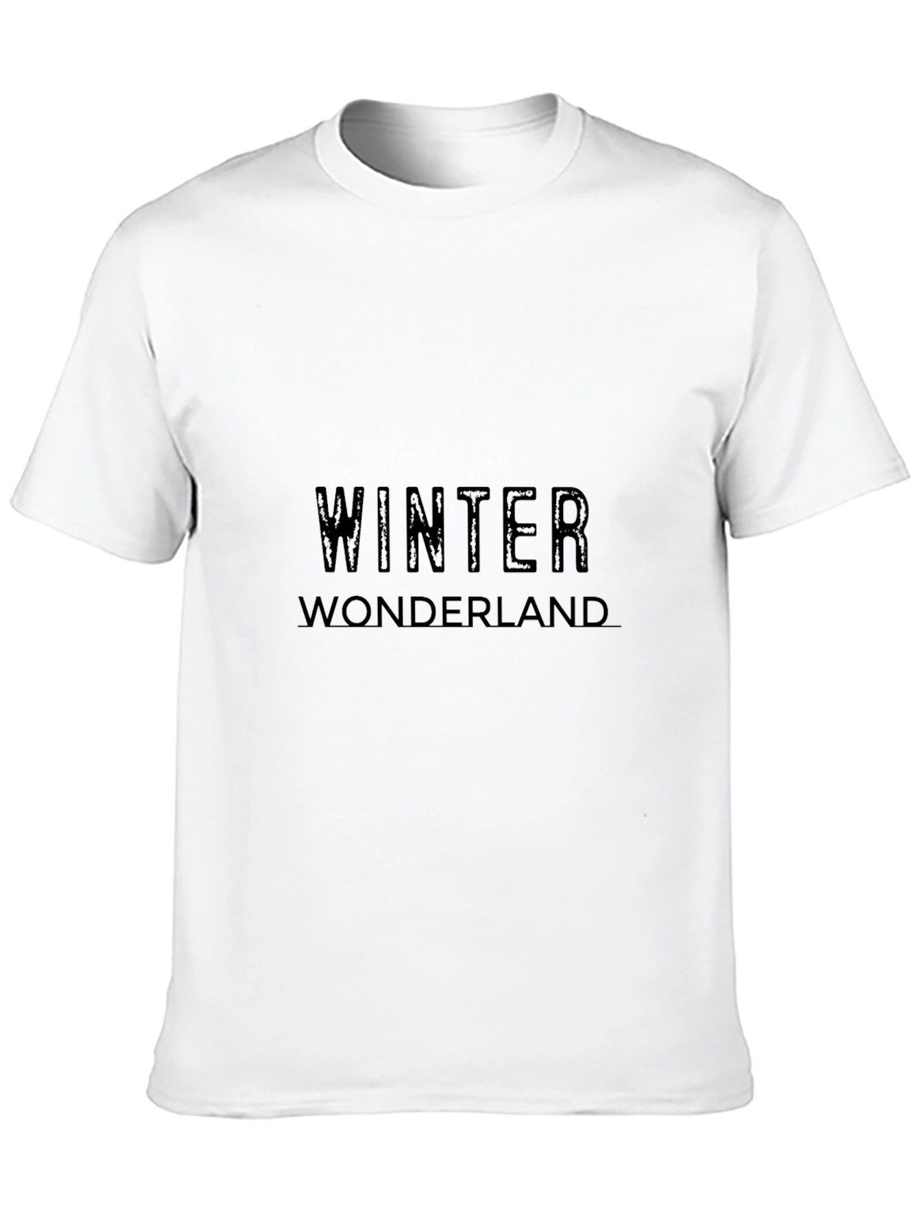 Winter Wonderland Black T-Shirt