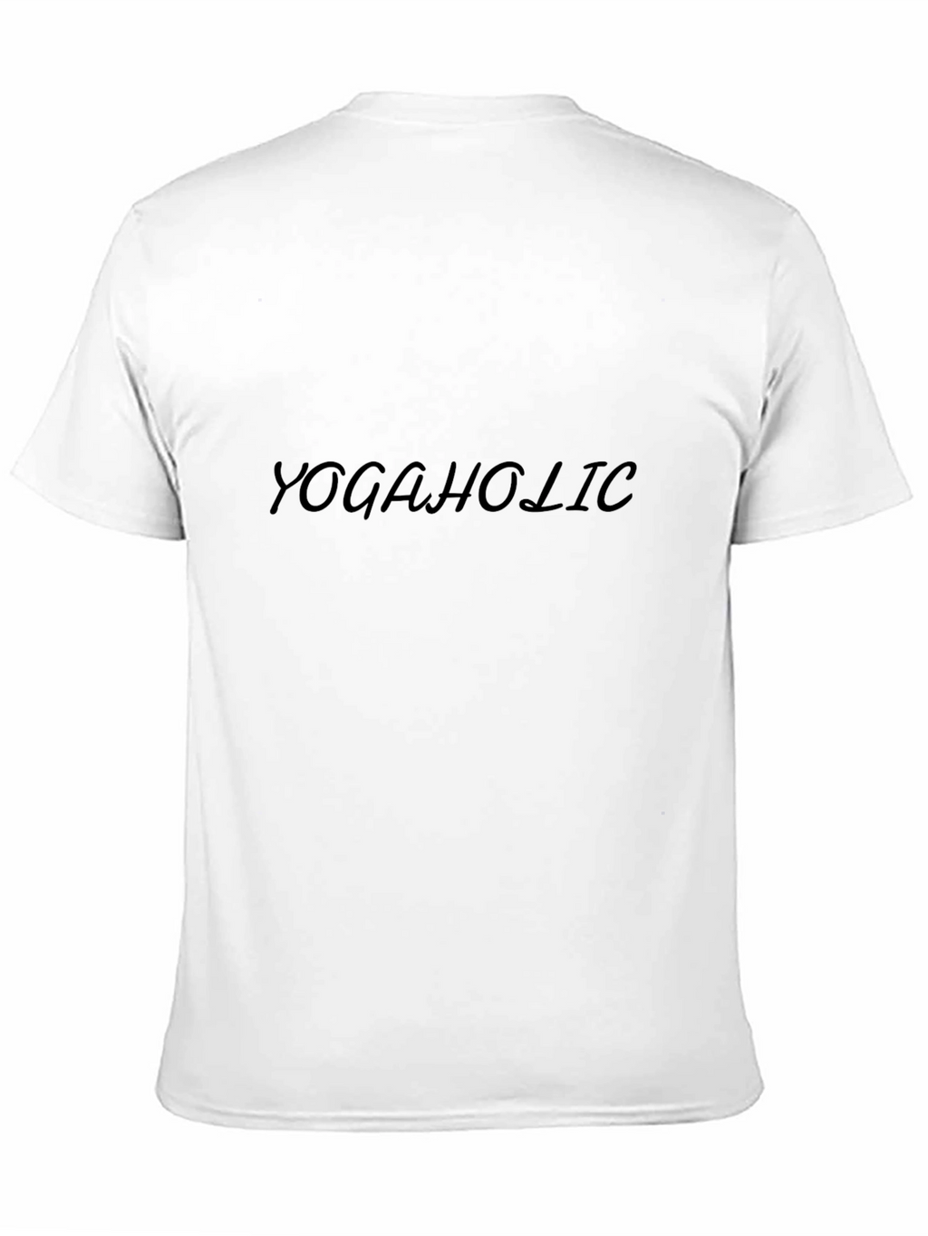 YogaHolic Black Graphic Tee - Mens