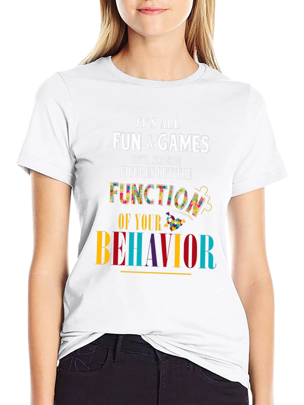 Autism Awareness T-Shirt Fun & Games Behavior