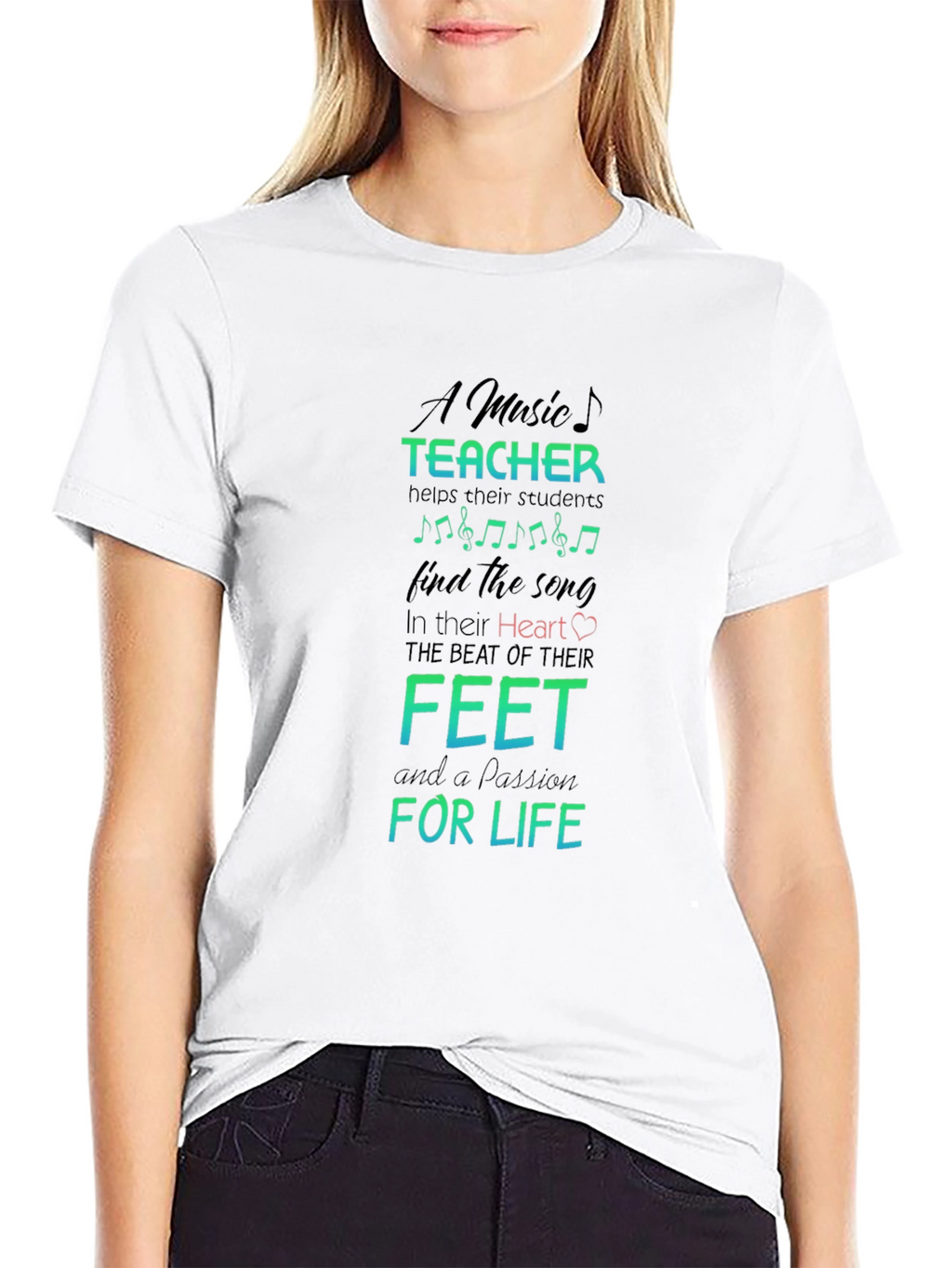 Music Teacher Passion T-Shirt - Teacher Appreciation Gift Idea