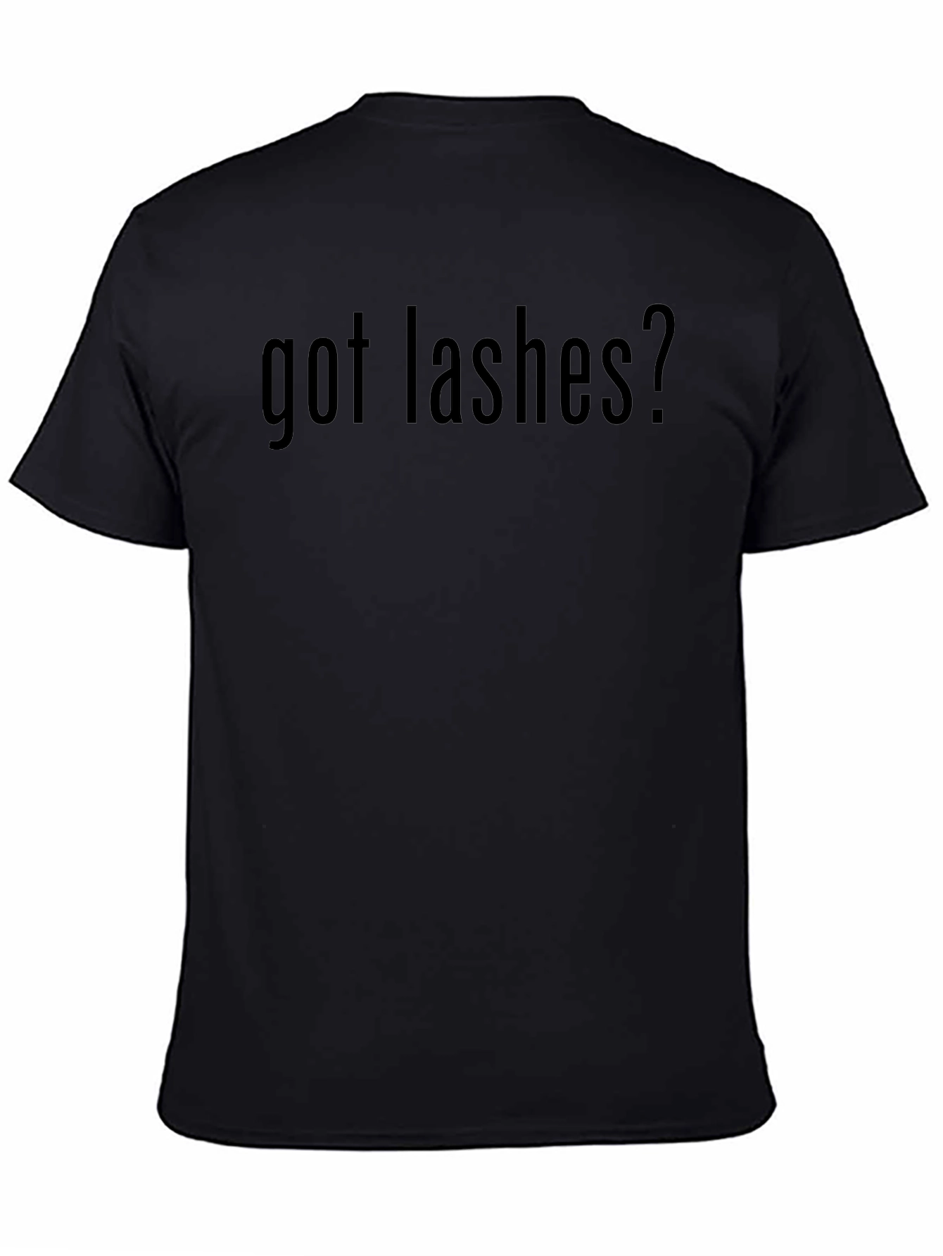 Got Lashes? Black Graphic T-Shirt for Women