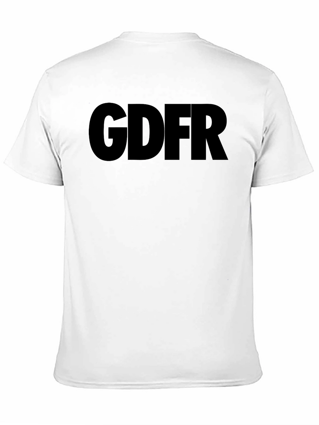 GDFR Graphic Tee - Mens Casual Black T-Shirt
