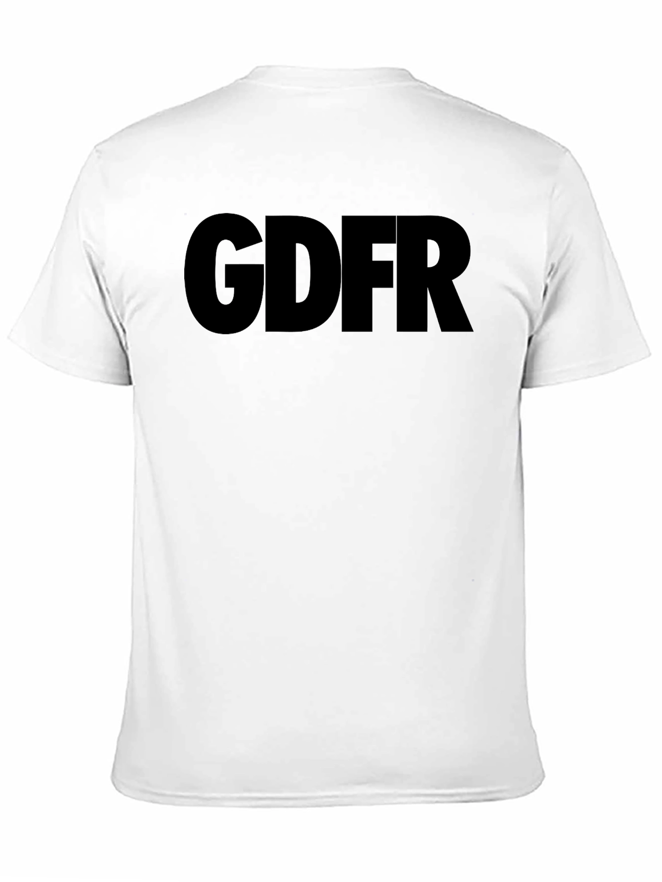 GDFR Graphic Tee - Mens Casual Black T-Shirt