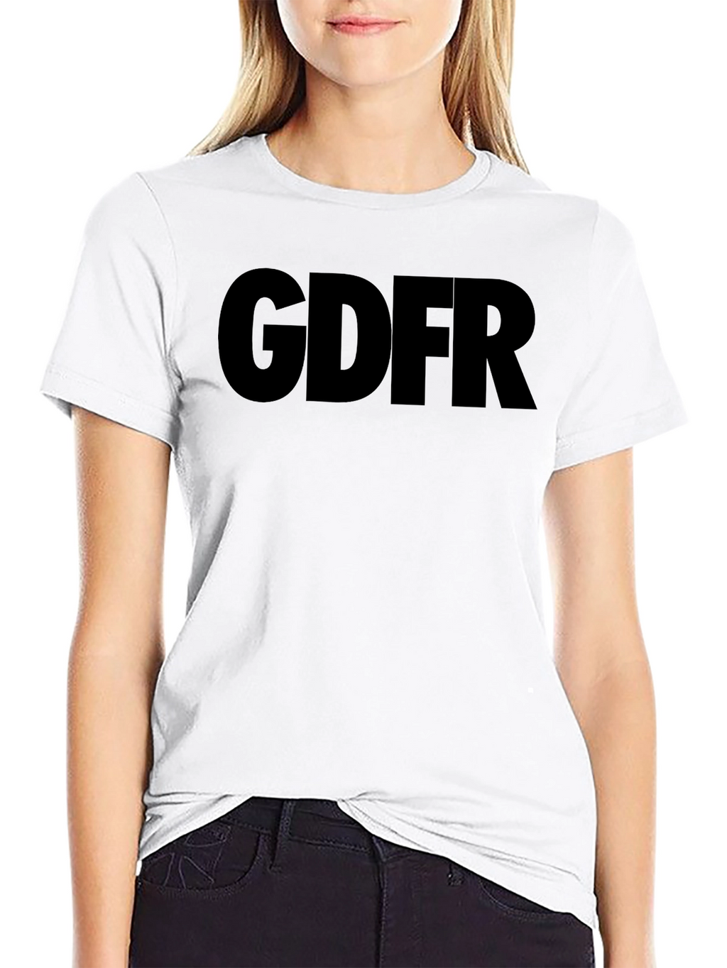 GDFR Graphic Tee - Mens Casual Black T-Shirt