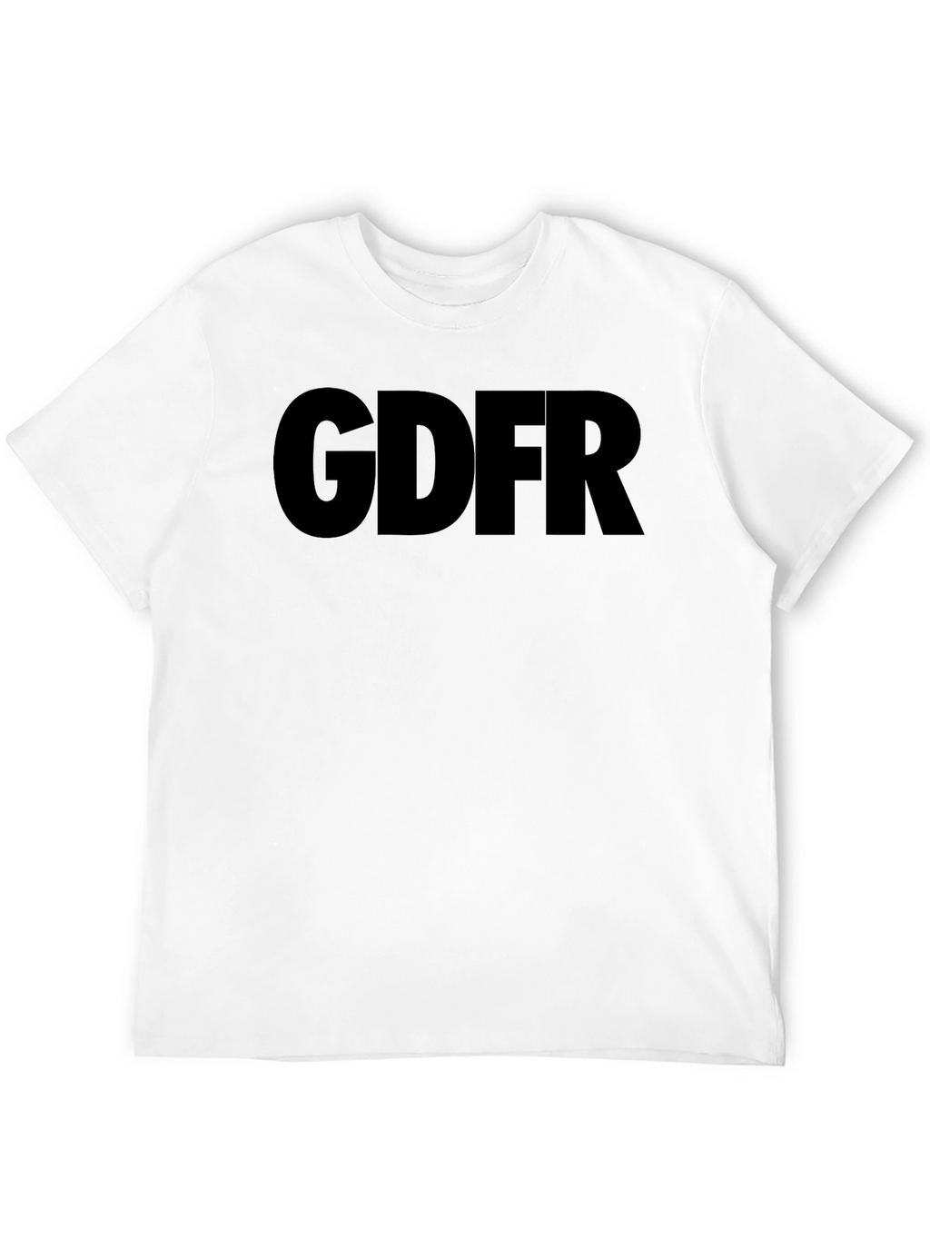 GDFR Graphic Tee - Mens Casual Black T-Shirt