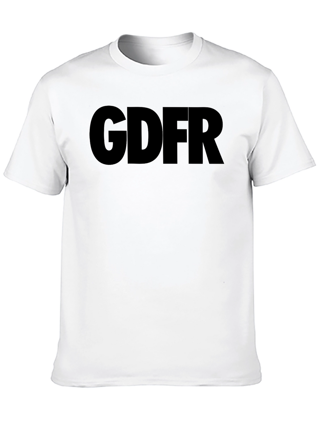 GDFR Graphic Tee - Mens Casual Black T-Shirt