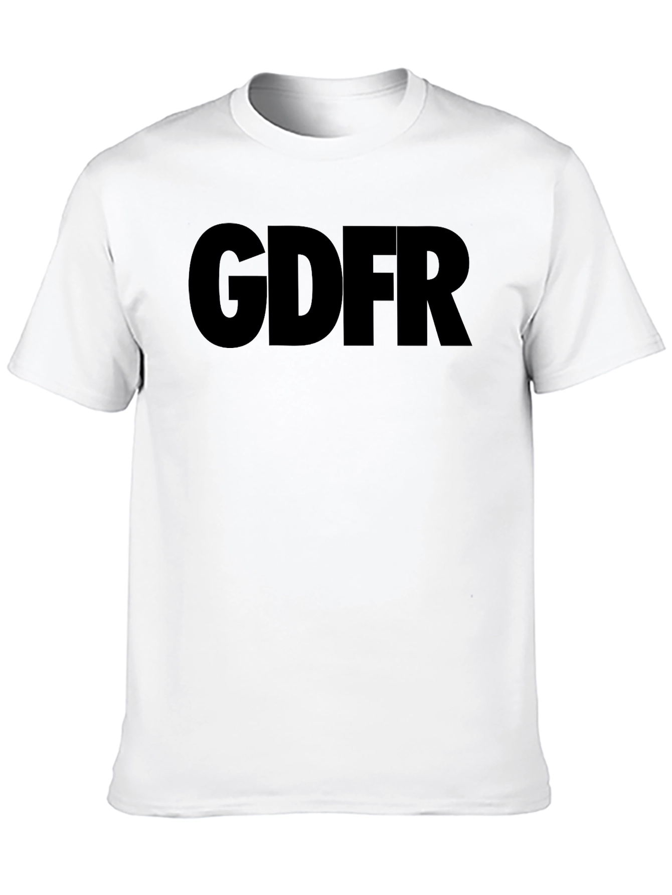 GDFR Graphic Tee - Mens Casual Black T-Shirt