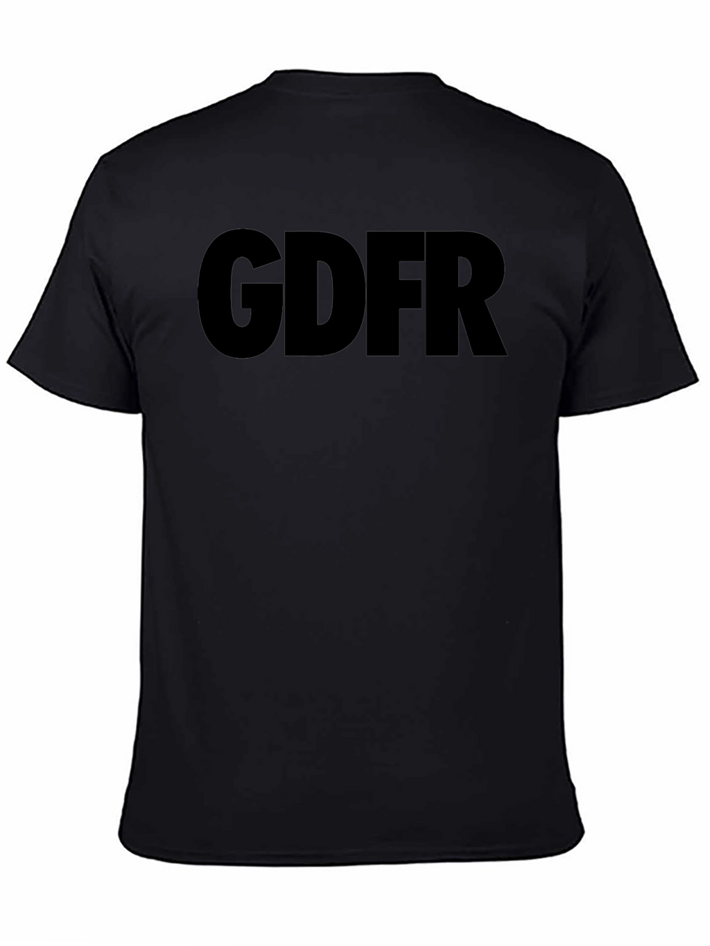 GDFR Graphic Tee - Mens Casual Black T-Shirt