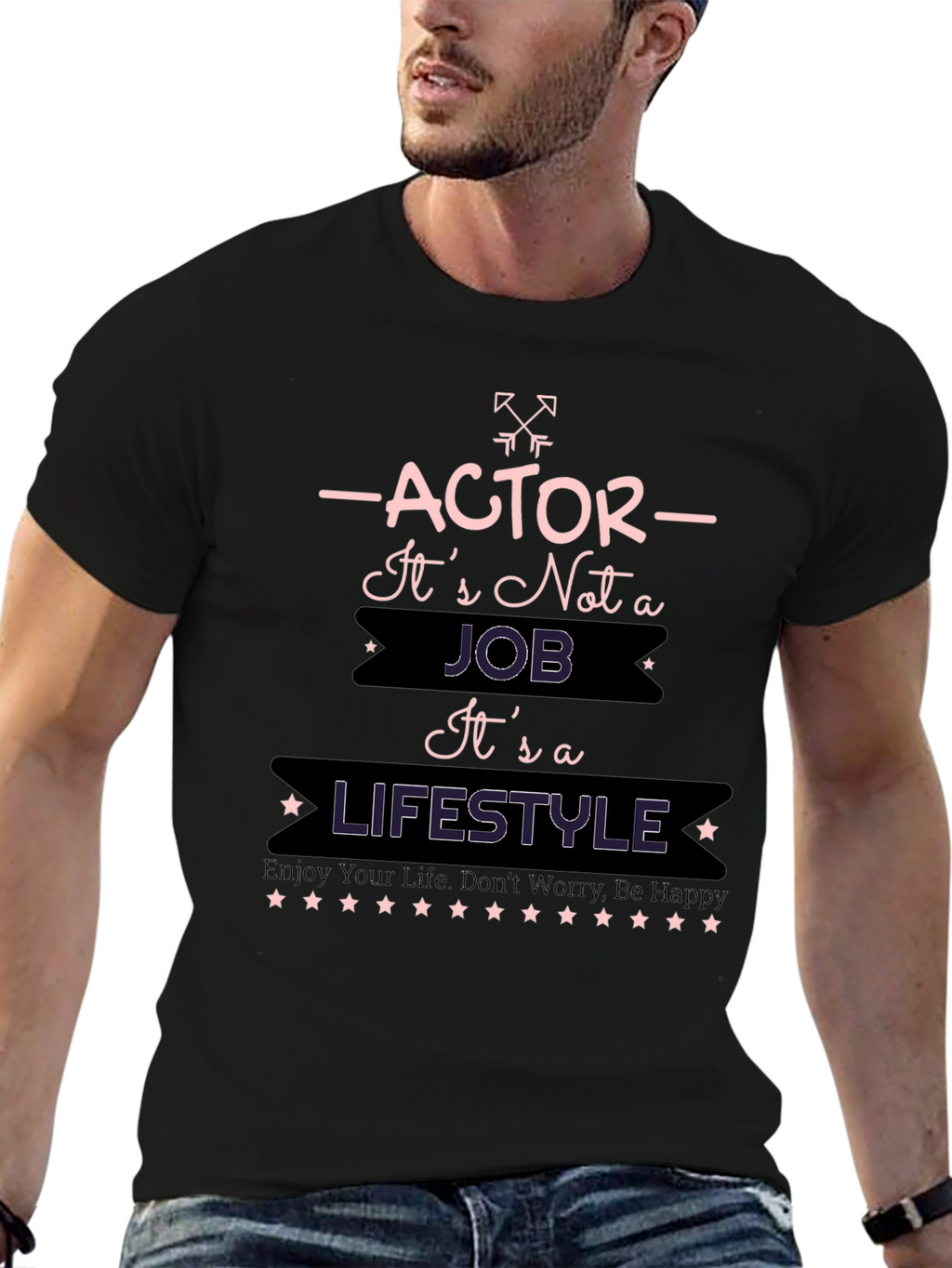 Actor Lifestyle Graphic T-Shirt
