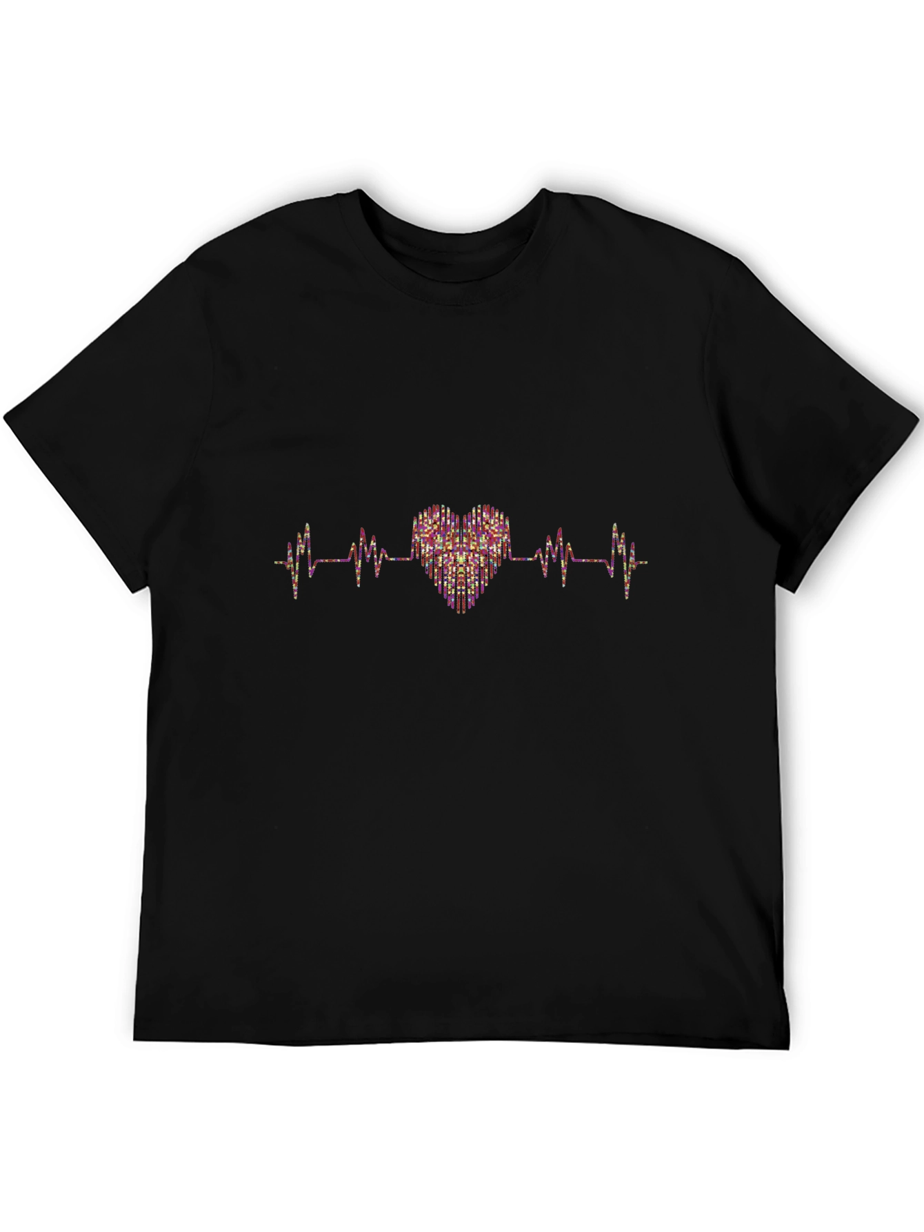 Heartbeat Heart T-Shirt - Stylish Graphic Tee