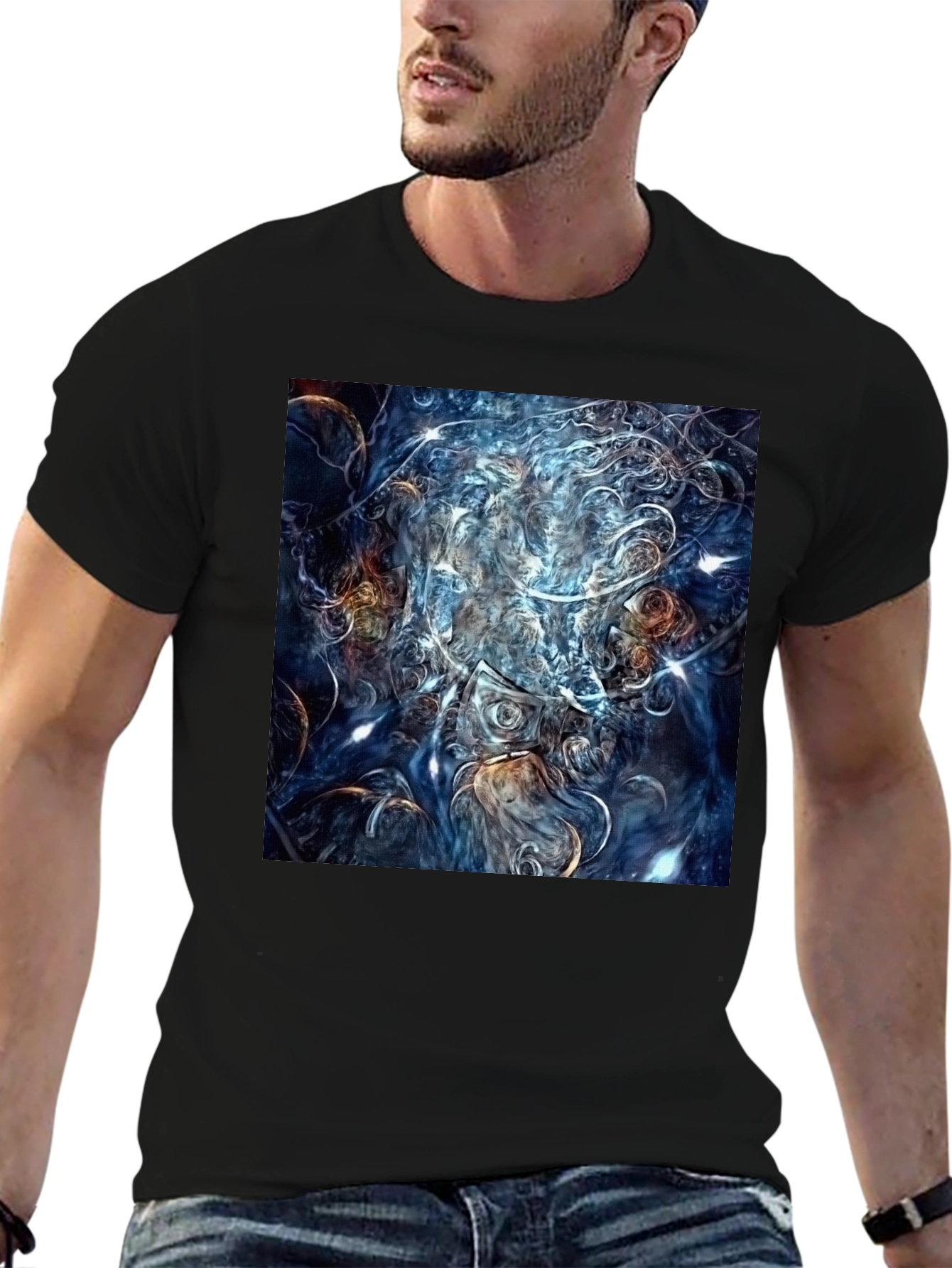Abstract Art Graphic Tee - Unique Design Shirt
