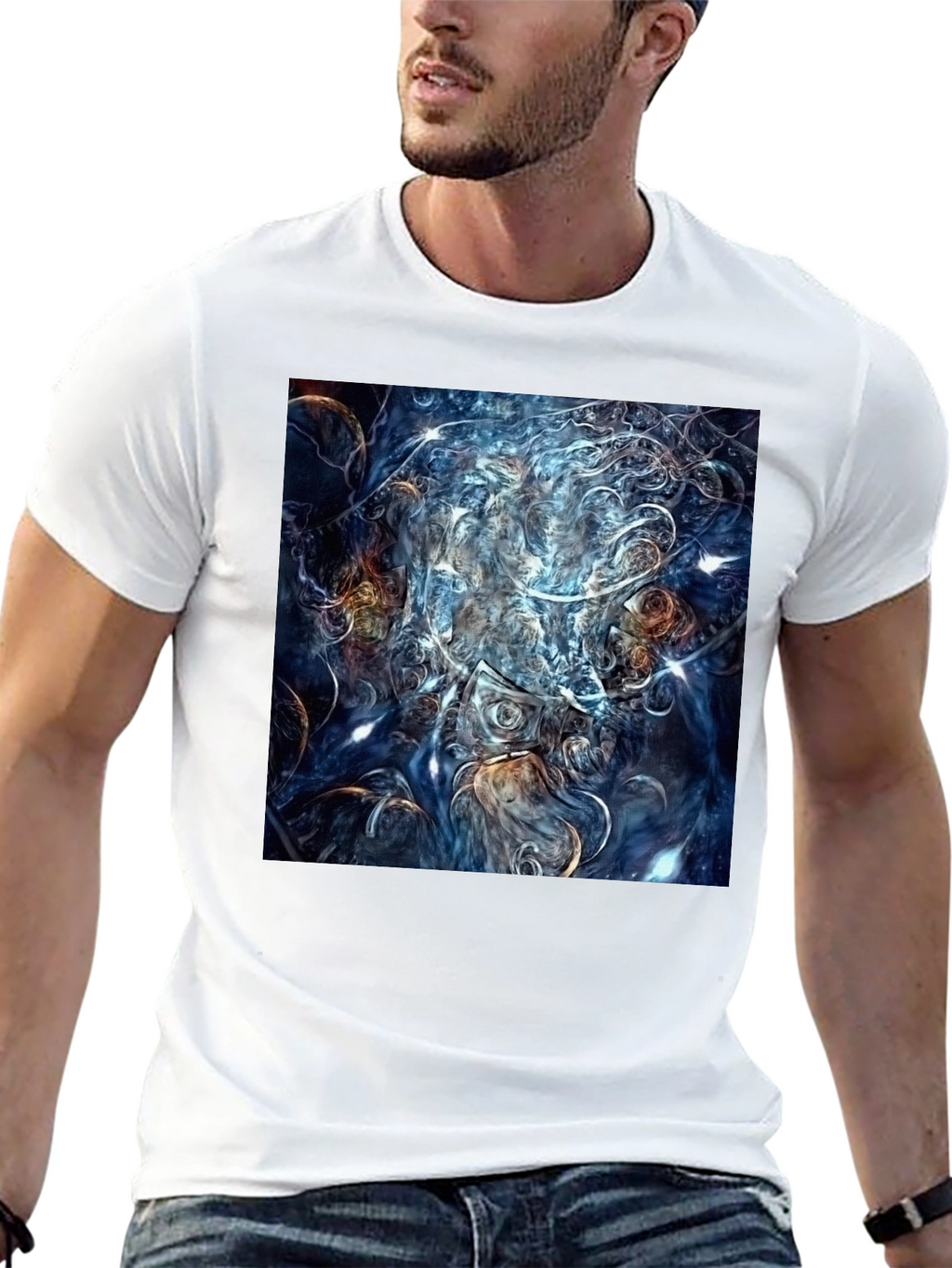 Abstract Art Graphic Tee - Unique Design Shirt