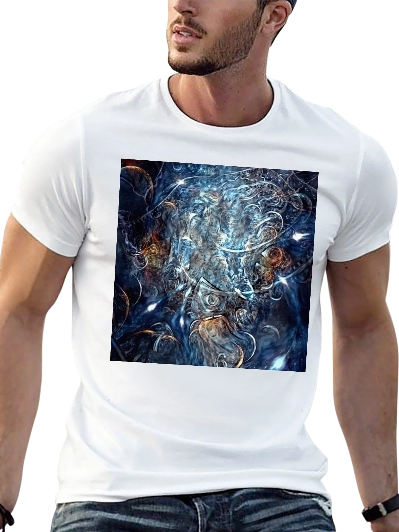 Abstract Art Graphic Tee - Unique Design Shirt