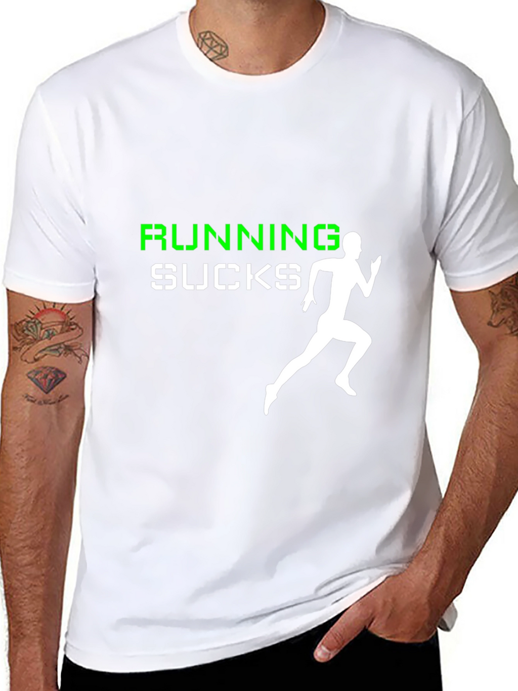 Running Sucks Graphic Tee -  Funny Runners T-Shirt