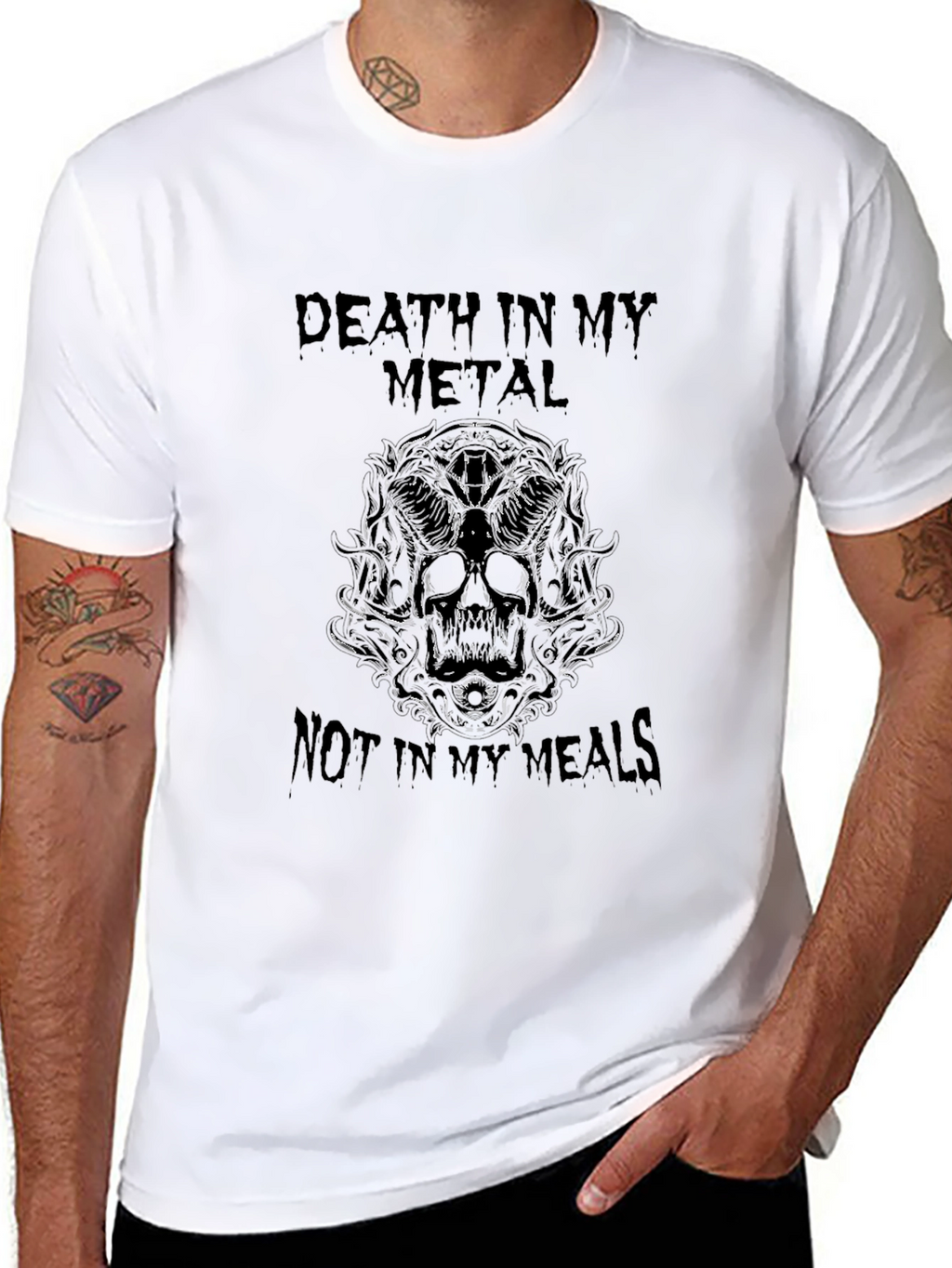 Death Metal T-Shirt: Skull Graphic Tee