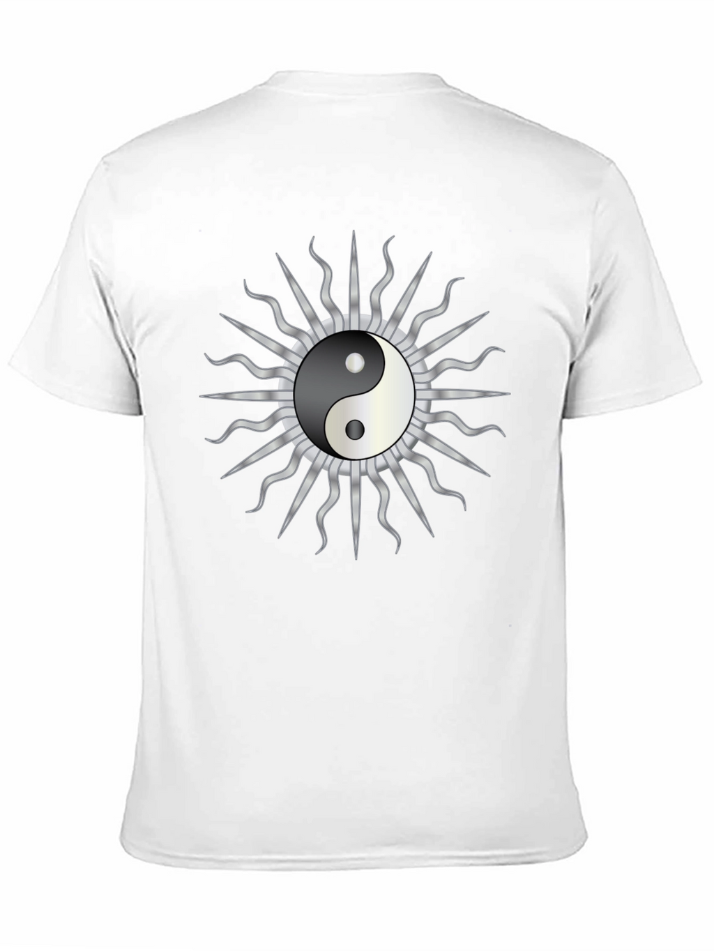 Yin Yang Sun Graphic T-Shirt - Harmony & Style
