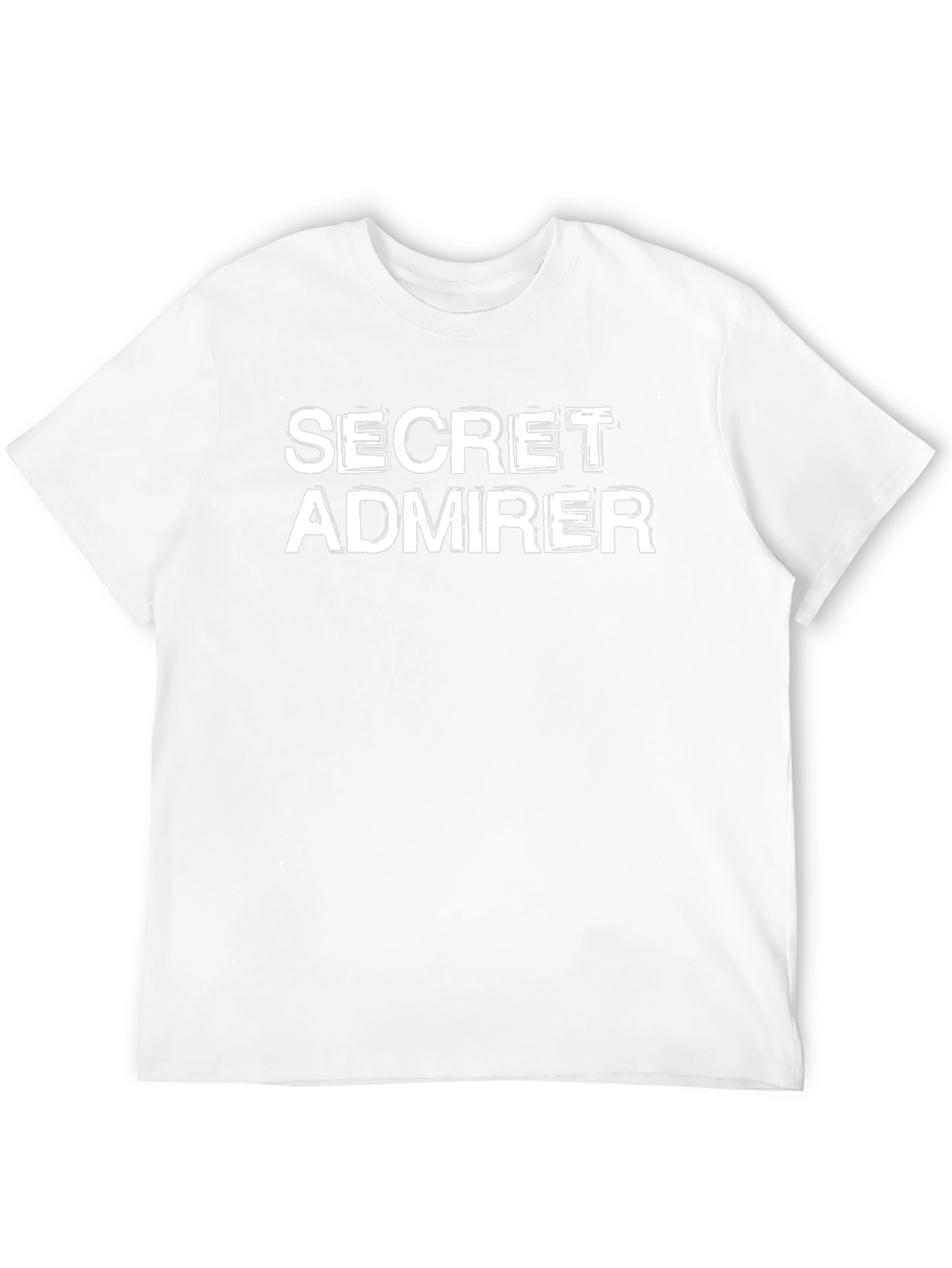 Secret Admirer Graphic Tee - Black Cotton Casual Shirt