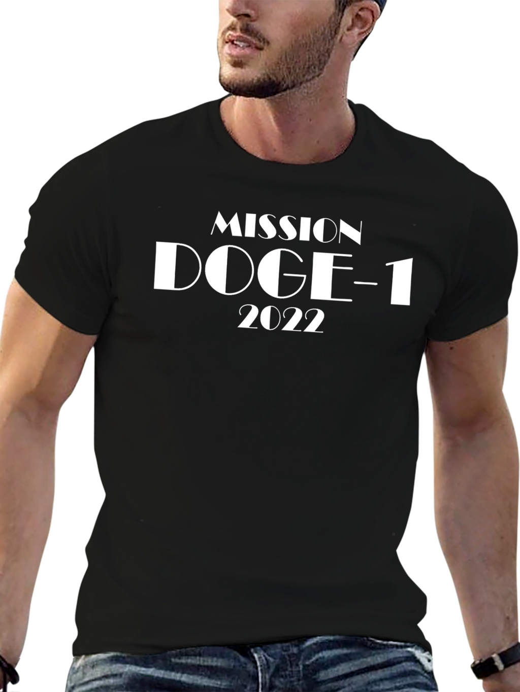 Mission DOGE-1 2022 T-Shirt Black