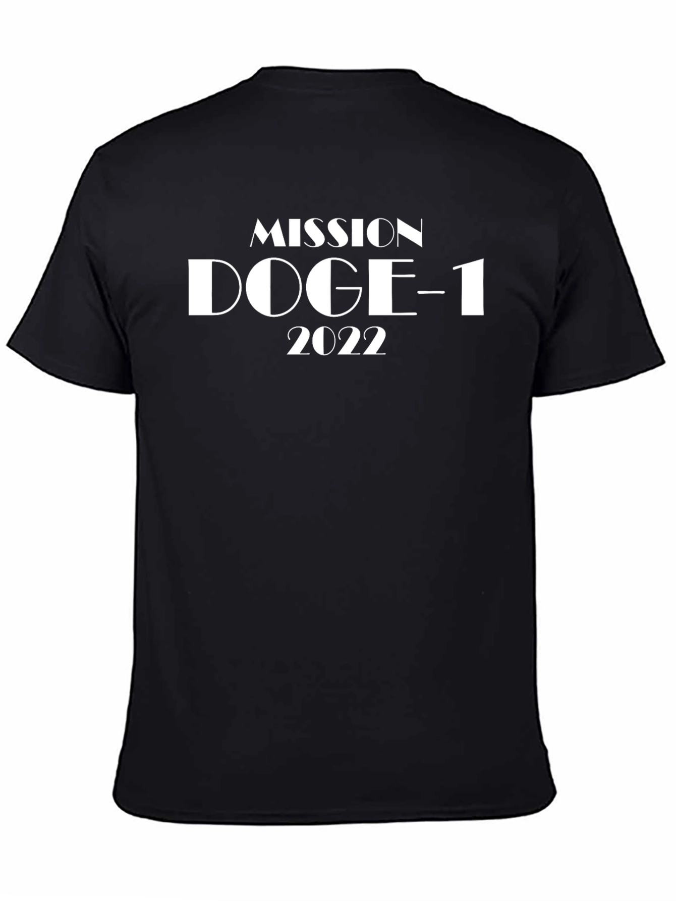 Mission DOGE-1 2022 T-Shirt Black