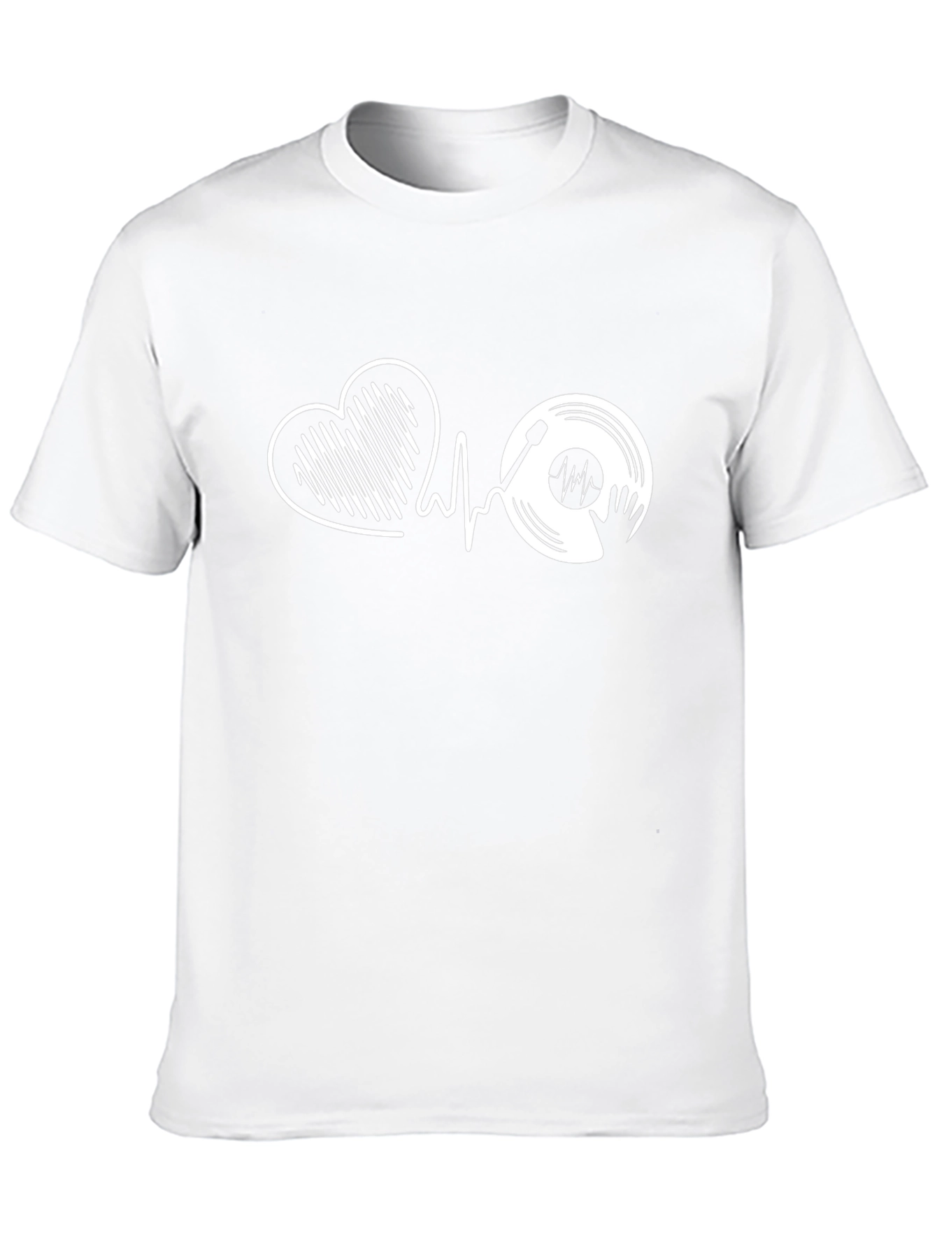 DJ Heartbeat T-Shirt - Music Lover Tee